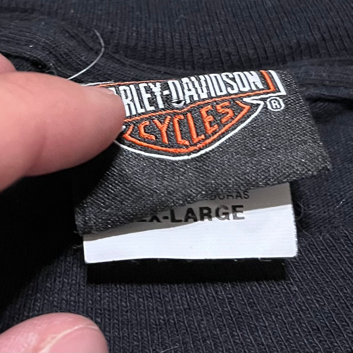 Harley Davidson Harley Davidson Double Sided Graphic Black Shirt 2XL Size US XXL / EU 58 / 5 - 4 Thumbnail
