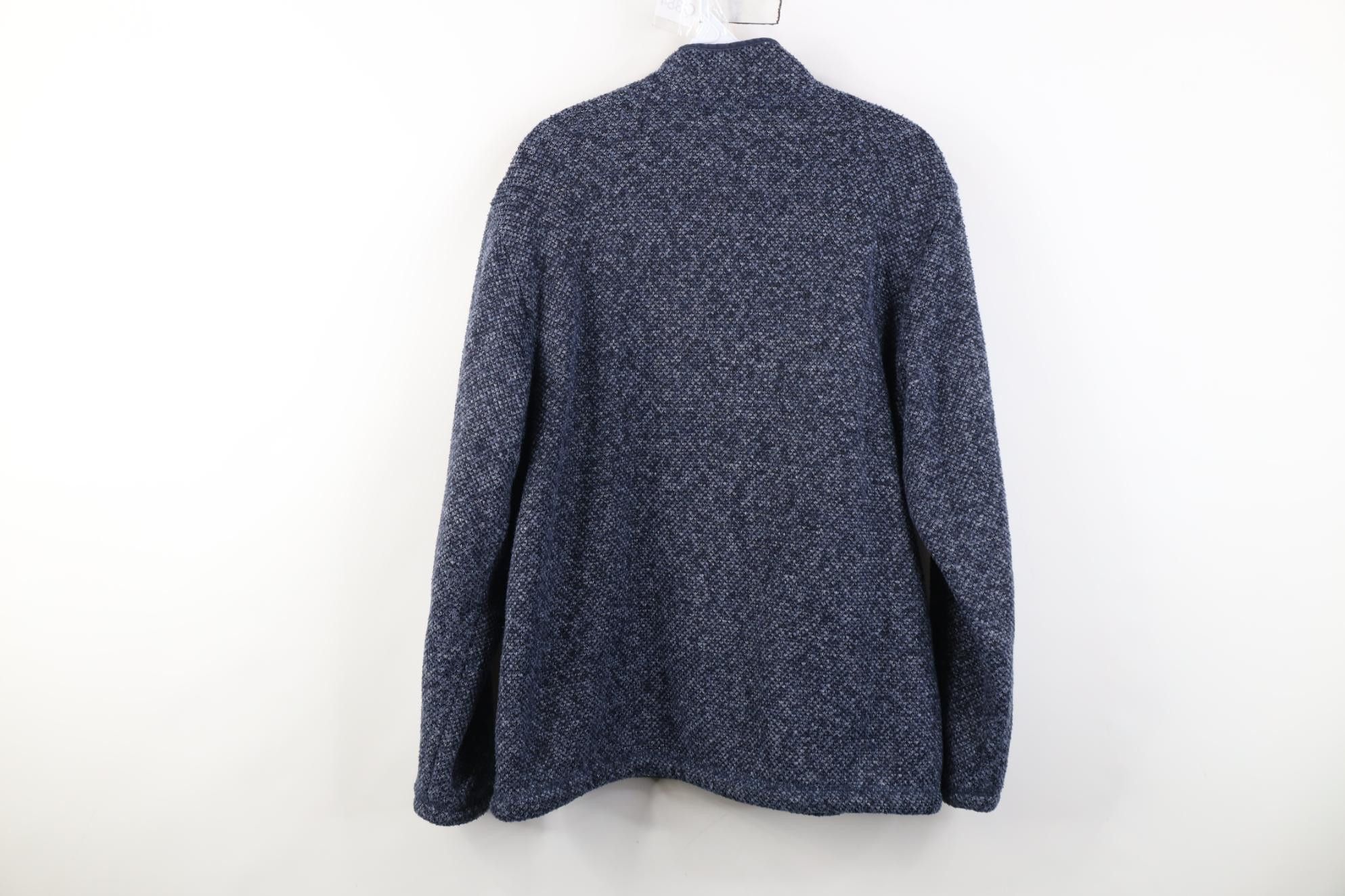 Orvis Vintage Orvis Pile Fleece Lined Thermal Knit 1/4 Zip Sweater Size US L / EU 52-54 / 3 - 11 Thumbnail
