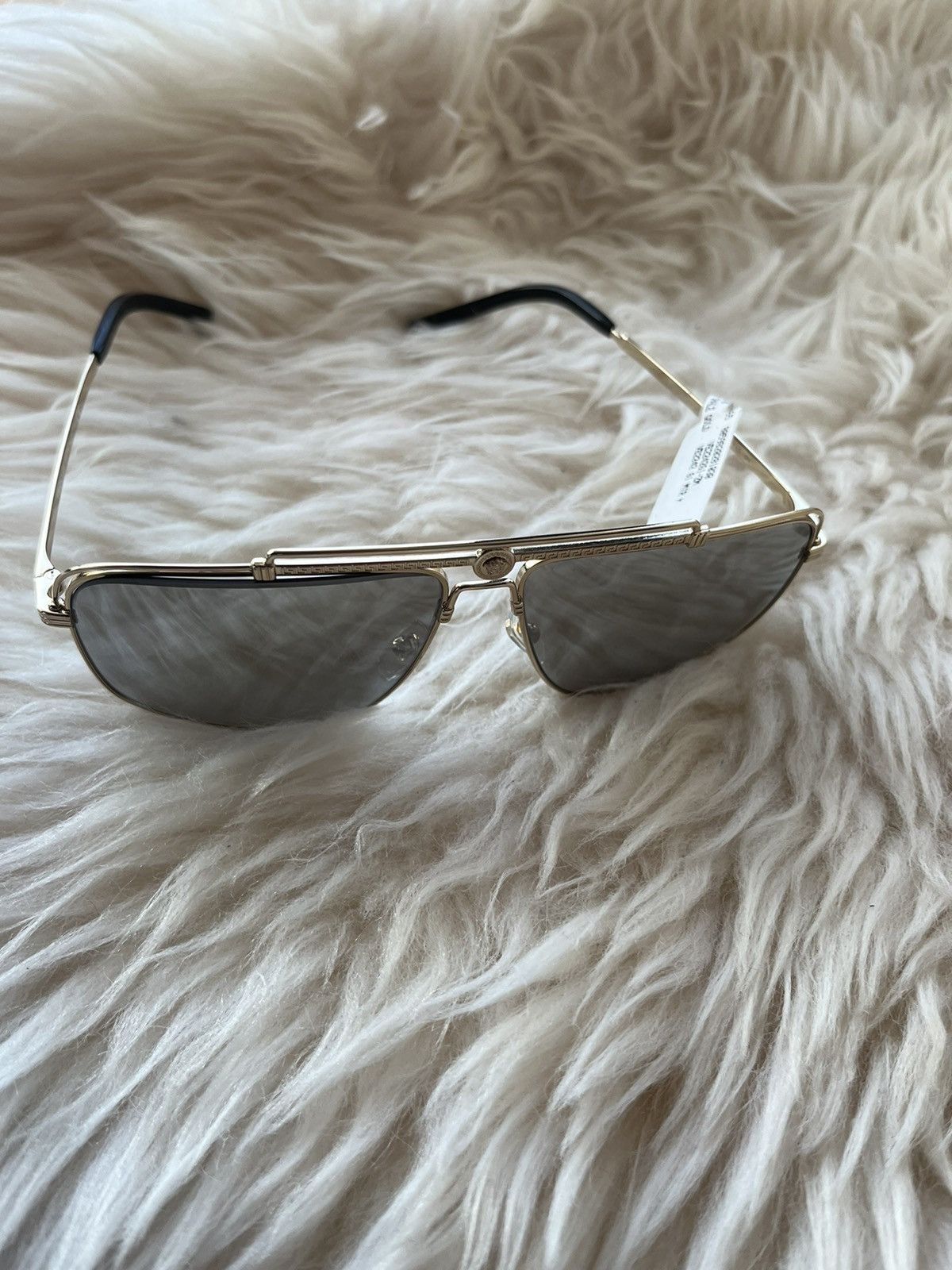 Versace Super Runway Rare Brand New Reflective Logo Sunglasses Size ONE SIZE - 15 Thumbnail