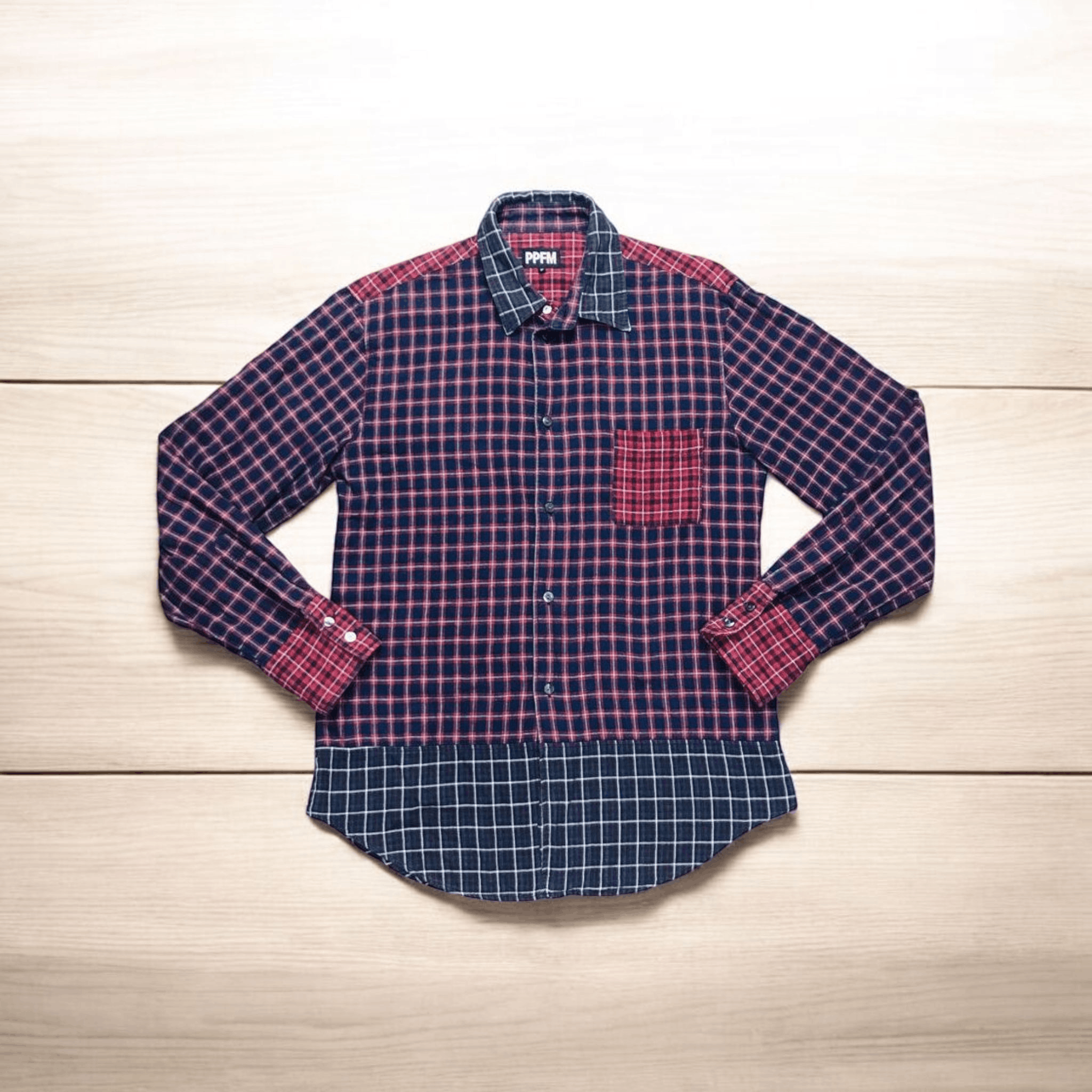 14th Addiction PPFM Peyton Place Multicolor Flannel Shirt Size US M / EU 48-50 / 2 - 2 Thumbnail
