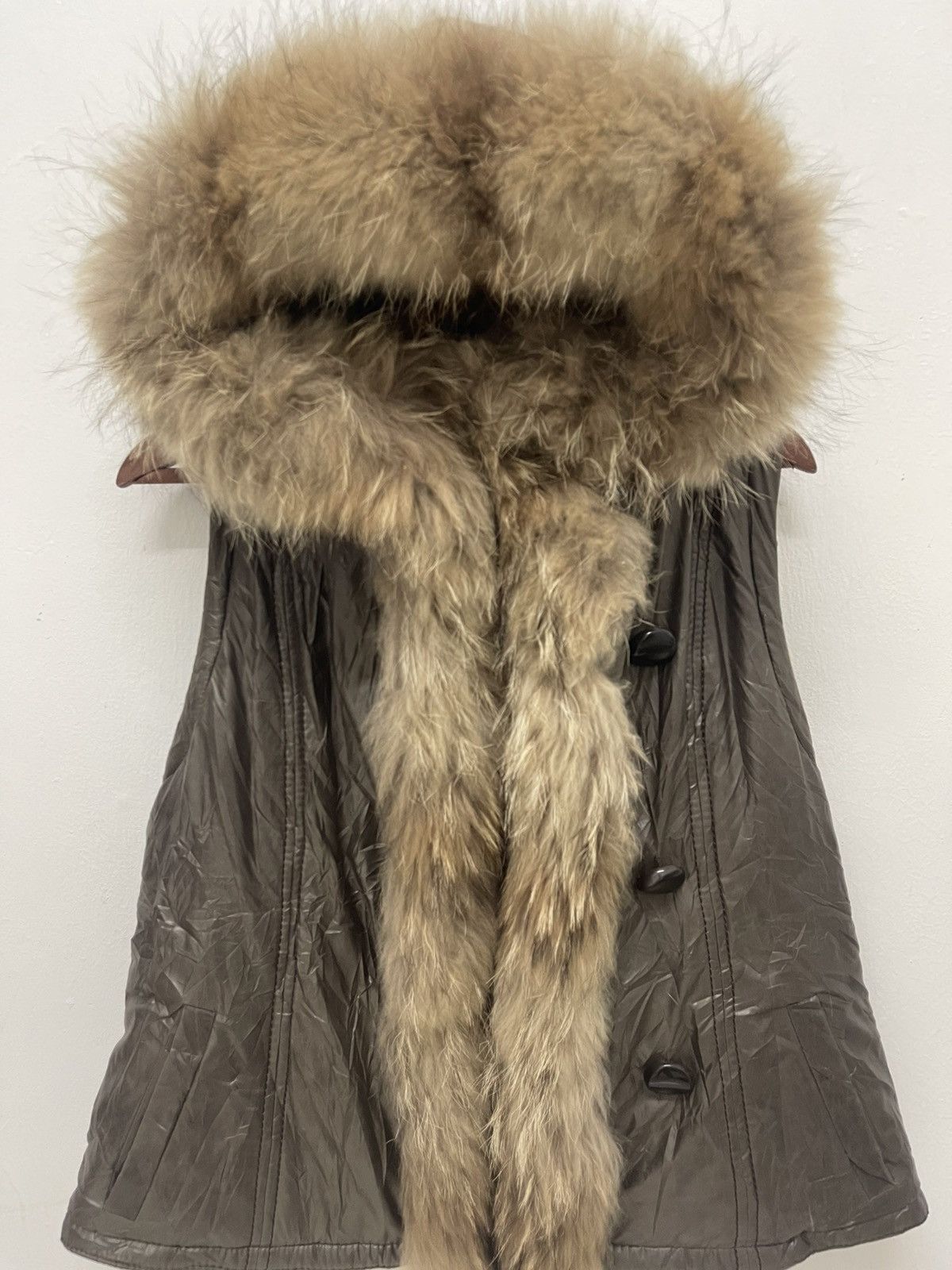 If Six Was Nine VINTAGE AVANT GARDE FUR HOODIES VEST LGB STYLE Size M / US 6-8 / IT 42-44 - 2 Thumbnail