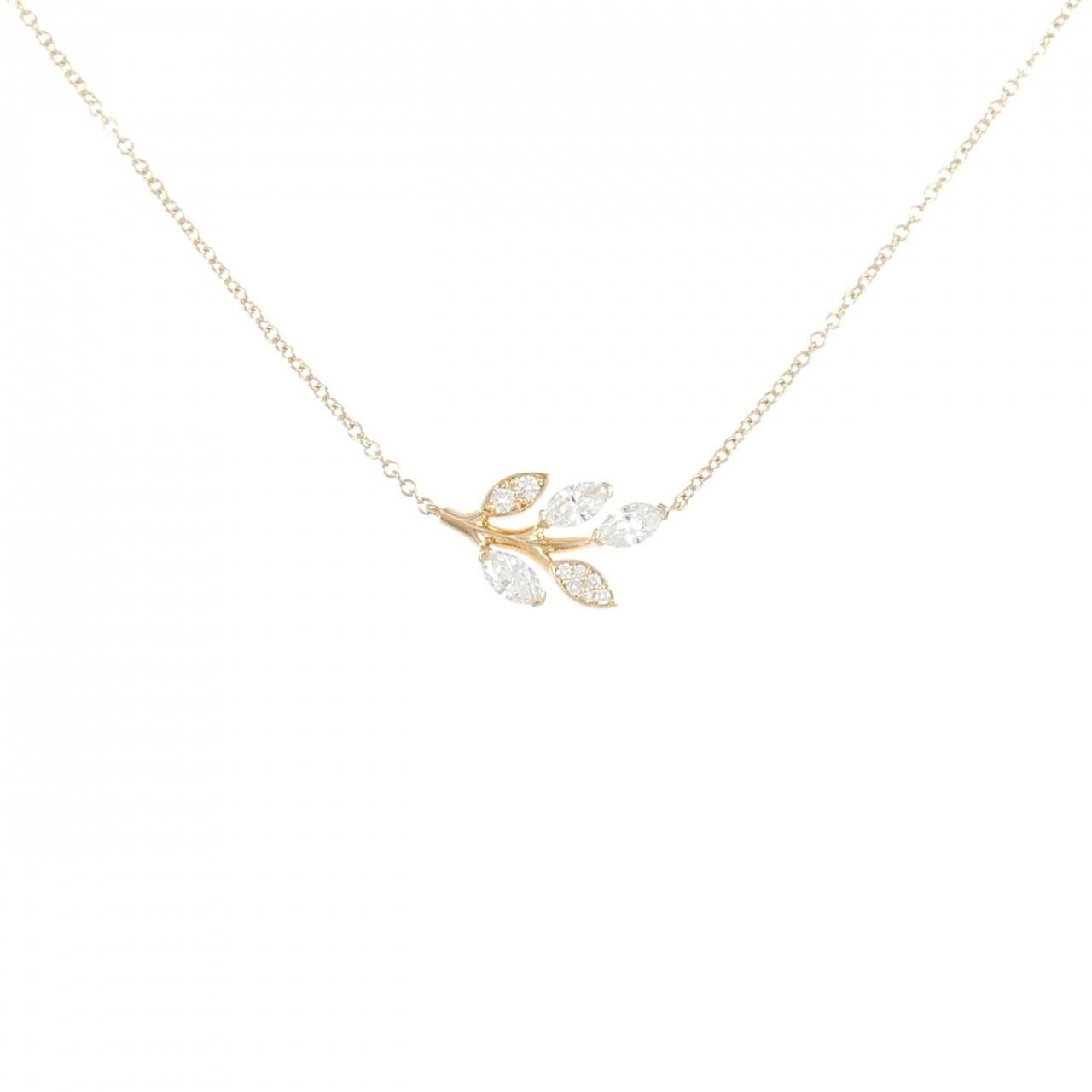 Tiffany & Co. Tiffany & Co. Tiffany Victoria 18K Pink Gold Diamond Necklace Precious Metal Necklace 66960838 DUTY FREE for USA Size ONE SIZE - 1 Thumbnail