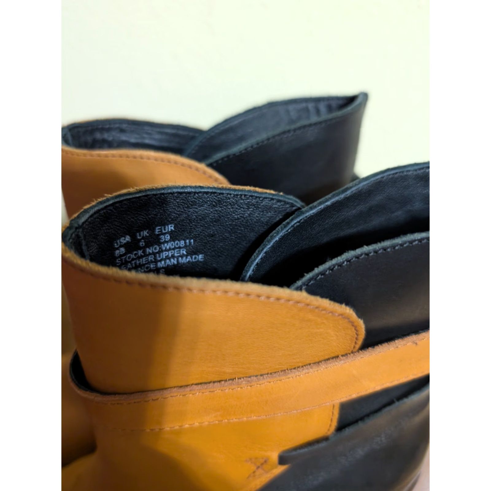 Vintage Wolverine 1000 Mile Bonny Leather Boots Classic Brown Black Samantha Pleet 8b Size US 8 / IT 38 - 2 Thumbnail