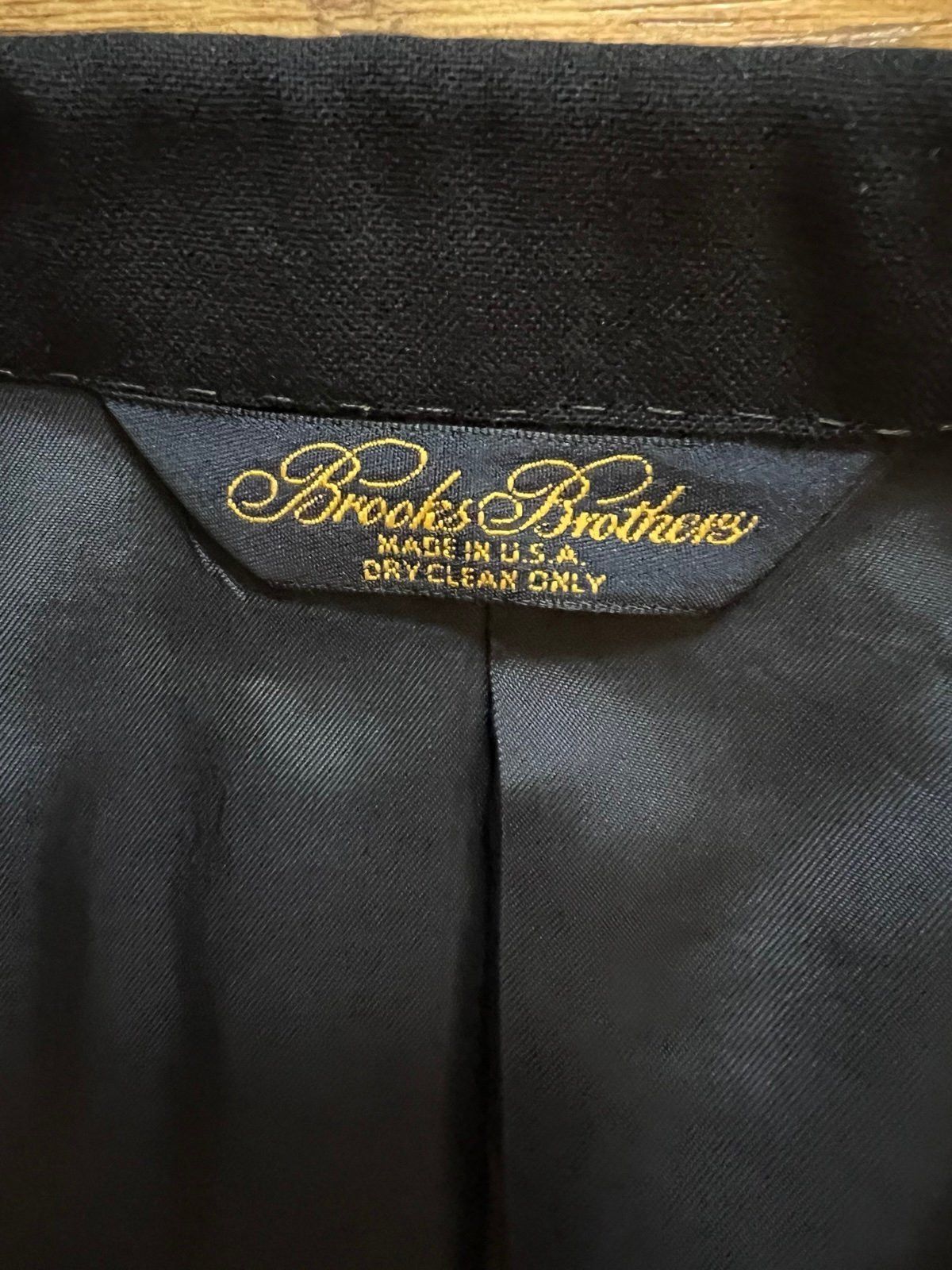 Brooks Brothers Brooks Brothers Blazer, 2 Button, Size 40 Regular Dark Navy Size 40R - 2 Thumbnail