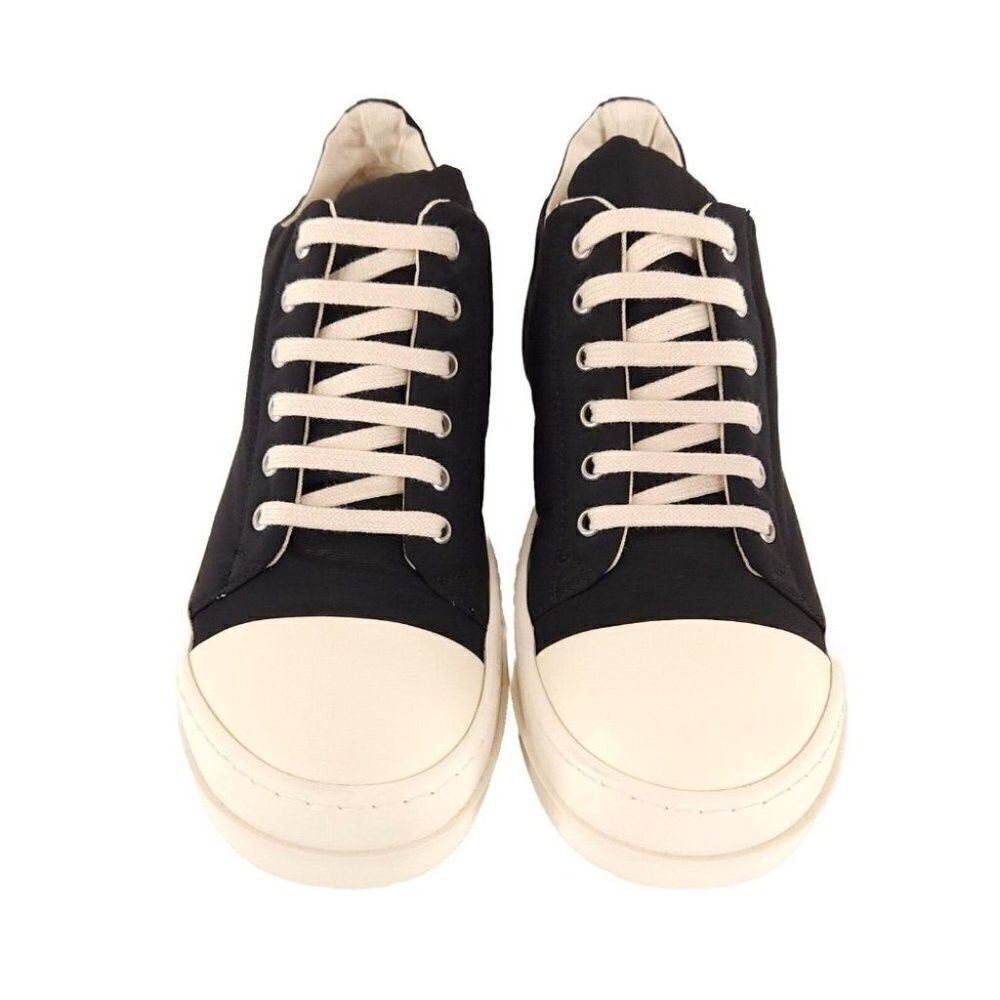 Rick Owens Drkshdw Rick Owens DRKSHDW License Plate Strobe Low Sneaks 40.5 10.5 Size US 10.5 / IT 40.5 - 2 Thumbnail