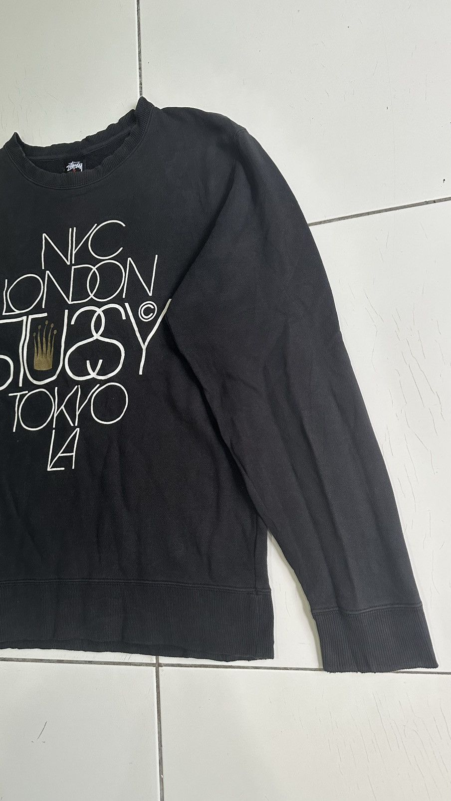 Stussy Vintage Stussy Nyc london tokyo La crewneck Size US L / EU 52-54 / 3 - 3 Thumbnail