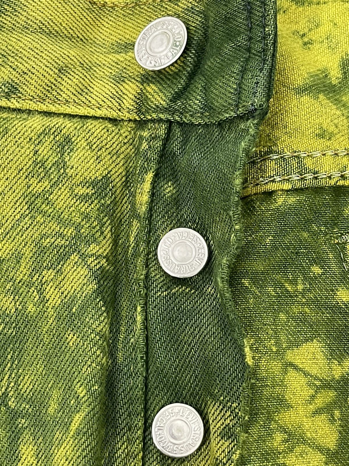 Levi's Made & Crafted Vtg 90s Levi’s 501xx USA Tie Dye Regular 7🟦7 Size US 34 / EU 50 - 19 Thumbnail