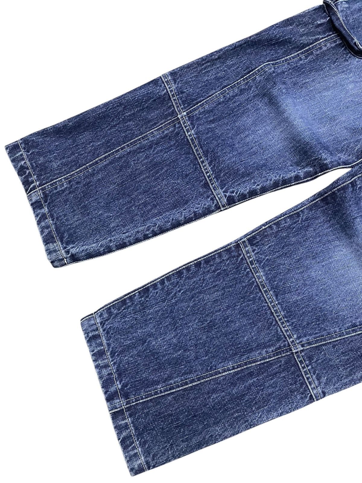 Beauty Beast × Japanese Brand TJan. Japan Panel Baggy Cargo Loose Jeans Size US 36 / EU 52 - 4 Thumbnail