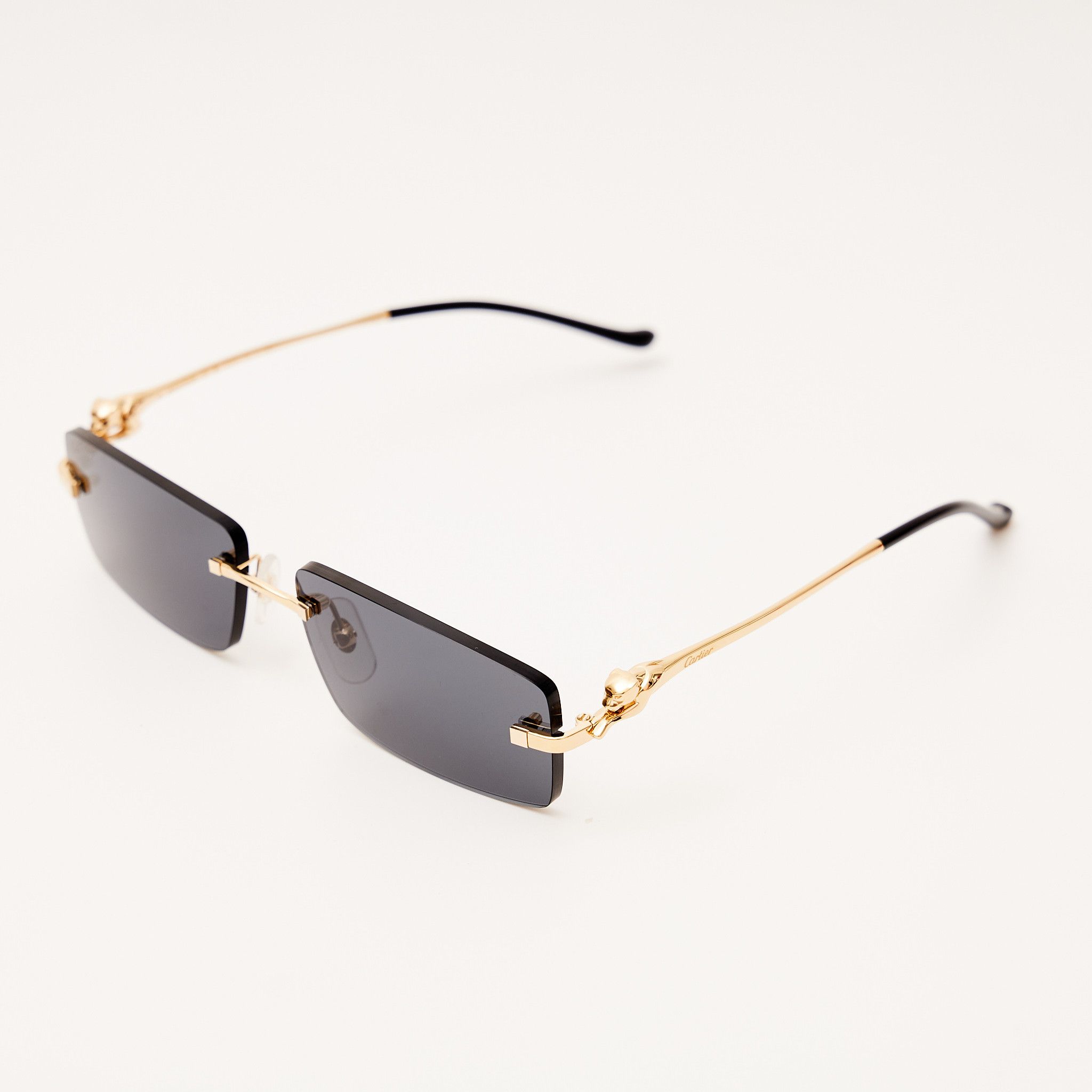 image of Cartier Ct0430S 001 in Gold/Gray Ar, Men's