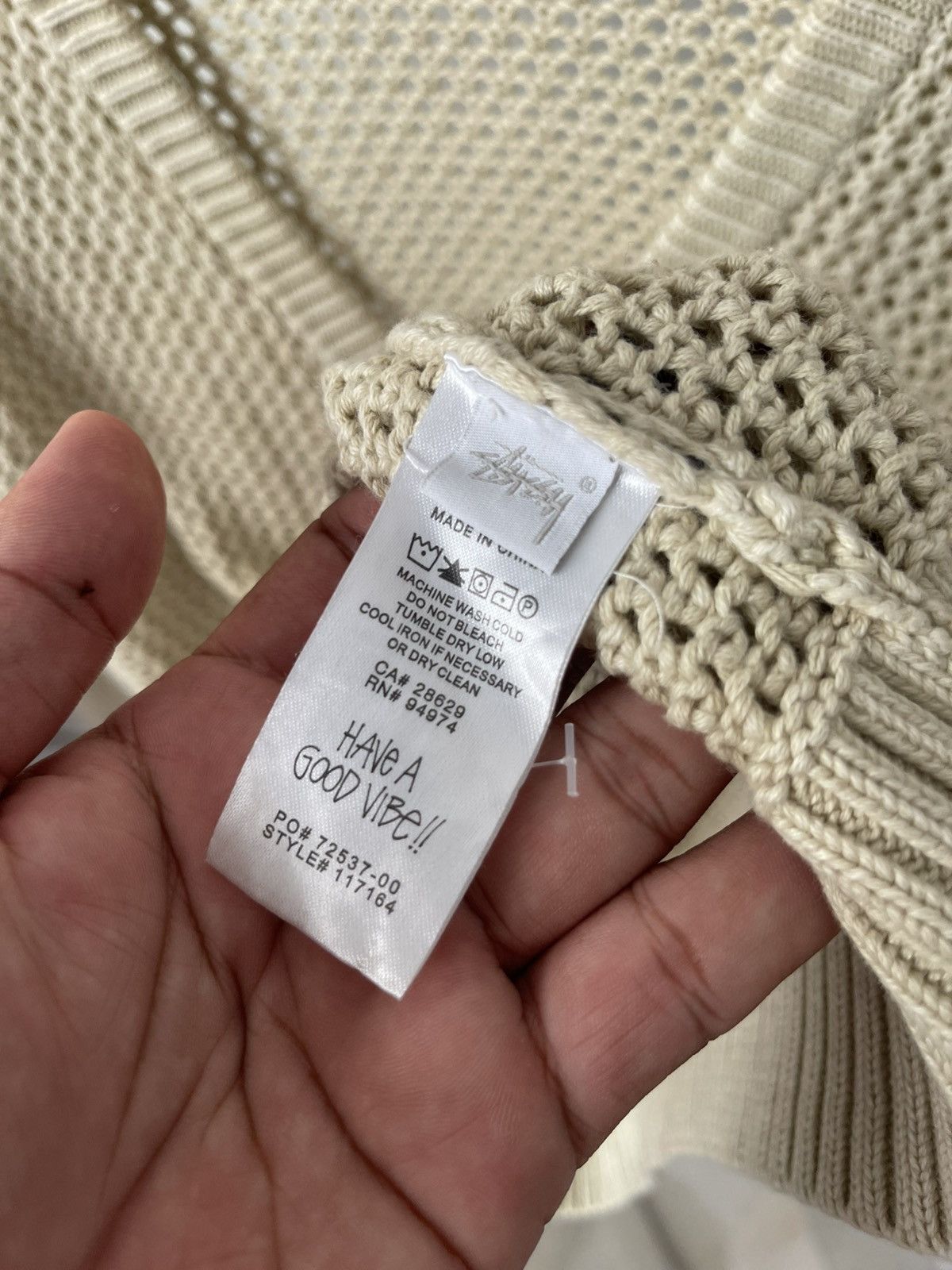 Stussy Stussy Knitwear Cardigan A2 Size US L / EU 52-54 / 3 - 11 Thumbnail