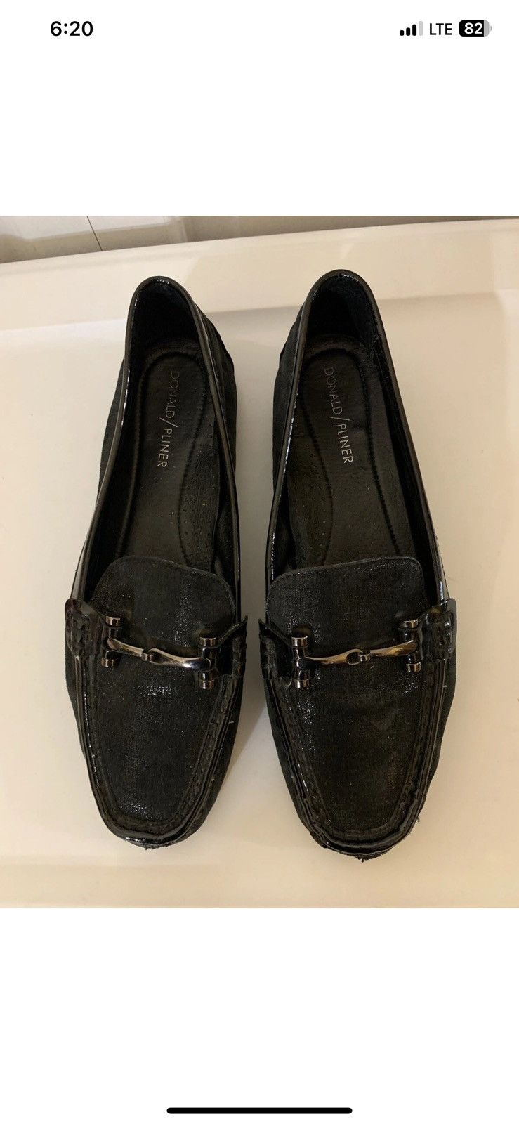 Donald Pliner Donald J Pliner Mens Sz 8.5M Black Leather Shoes Horsebit Size US 8.5 / EU 41-42 - 1 Thumbnail