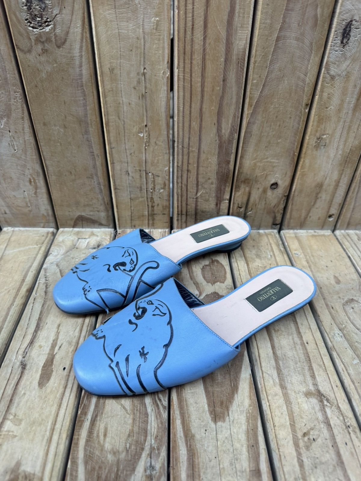 Valentino Valentino Garavani blue women’s Mules sz EUR 36.5 US 6.5 Size US 6.5 / IT 36.5 - 5 Thumbnail