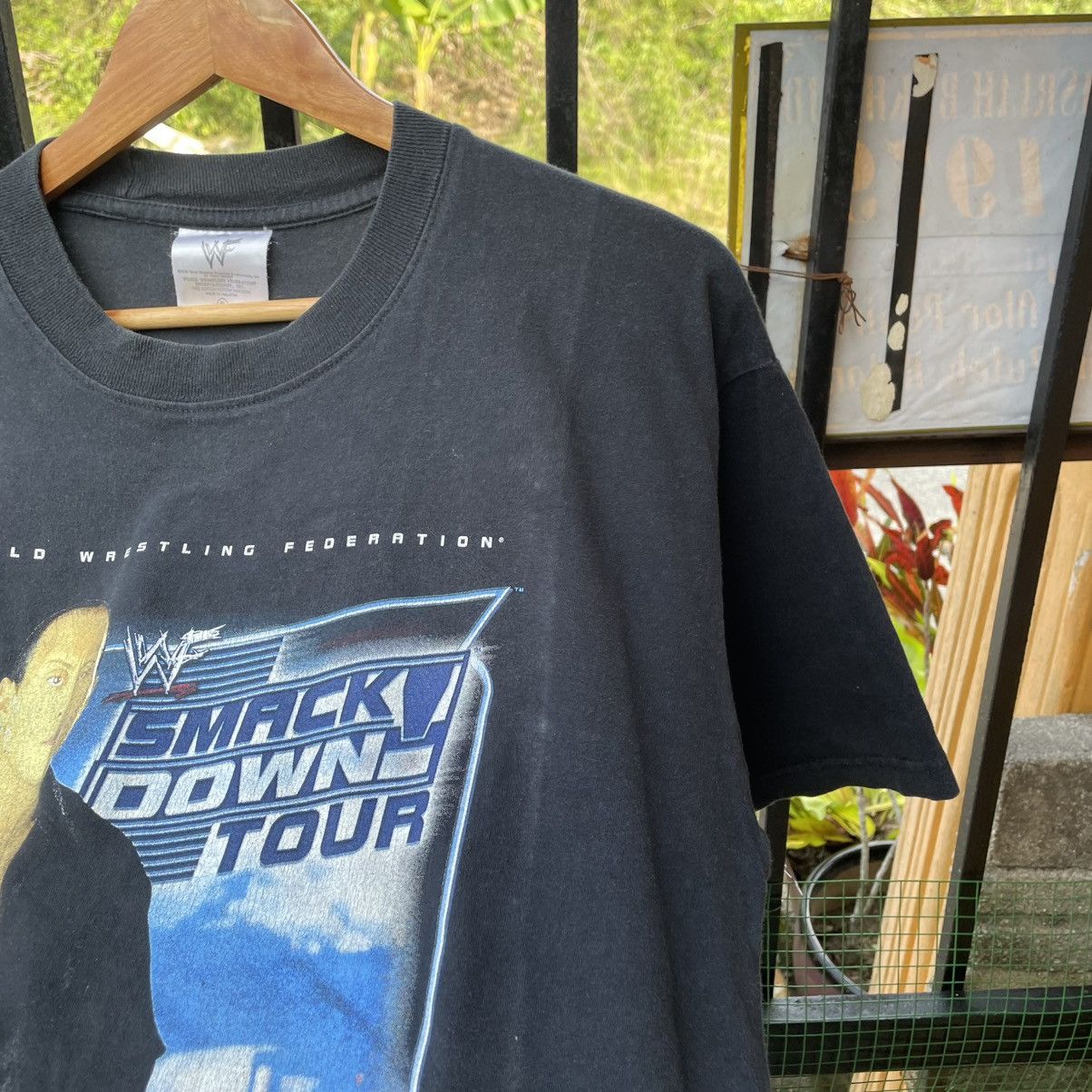 WWF 🔥Vintage WWF Smack Down The Rock Promo Wresting Tee Size US L / EU 52-54 / 3 - 10 Thumbnail