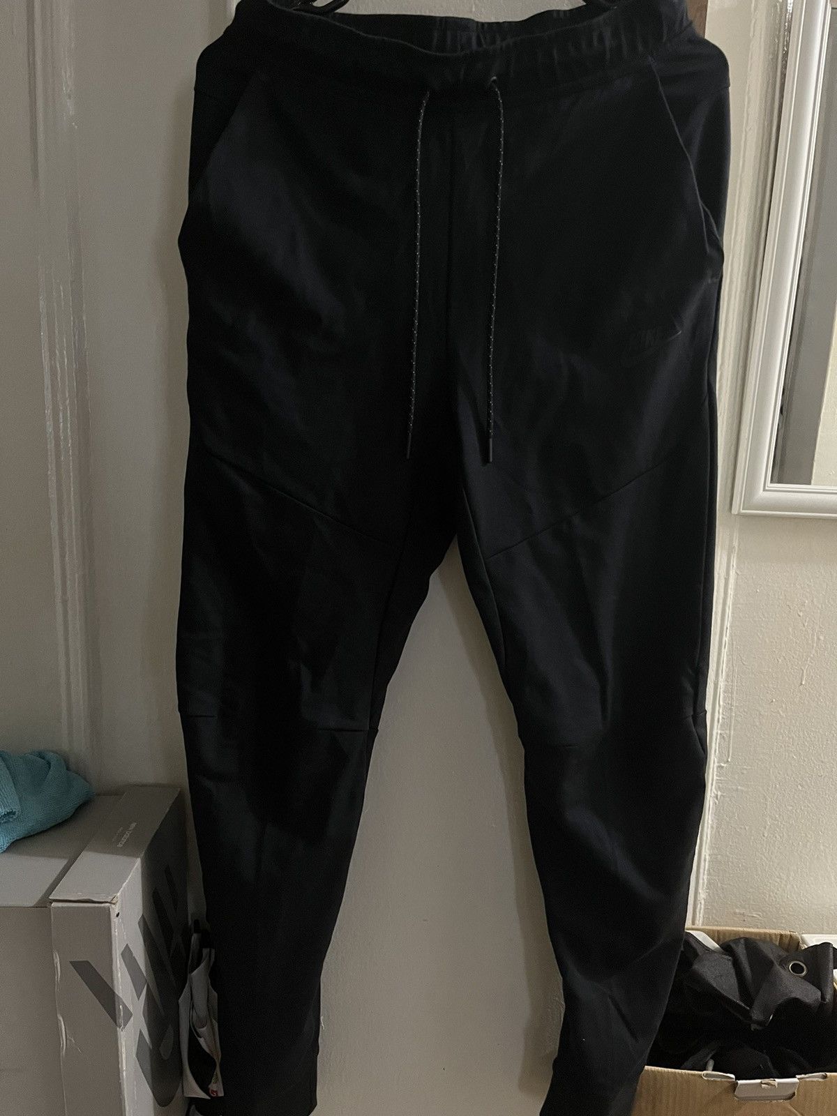 Nike Black Nike Tech Men’s Small Never Worn Size US 30 / EU 46 - 1 Thumbnail