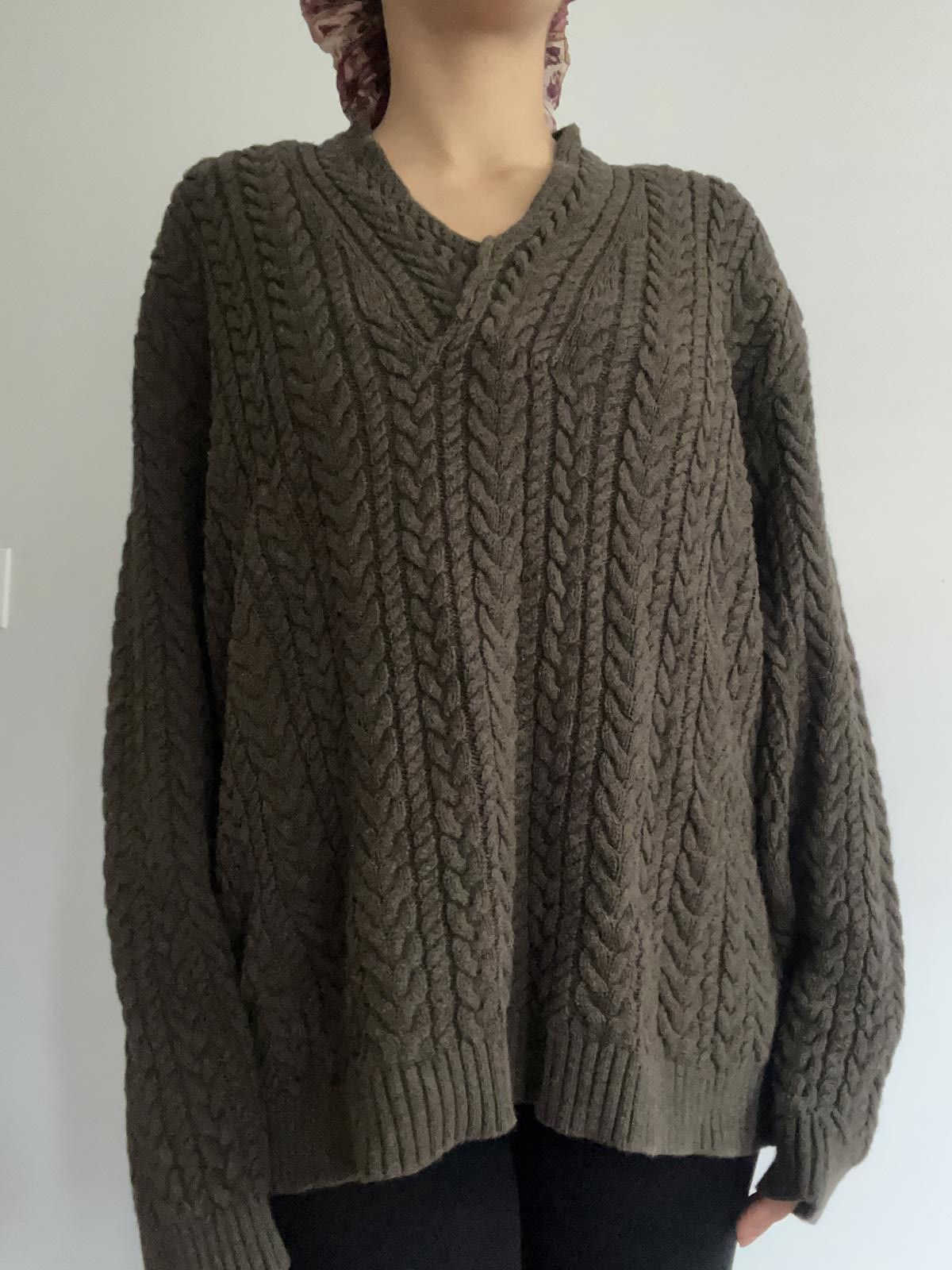 Other Women’s Ralph Lauren forest green knit sweater cotton Size 3XL / US 20-22 - 4 Thumbnail
