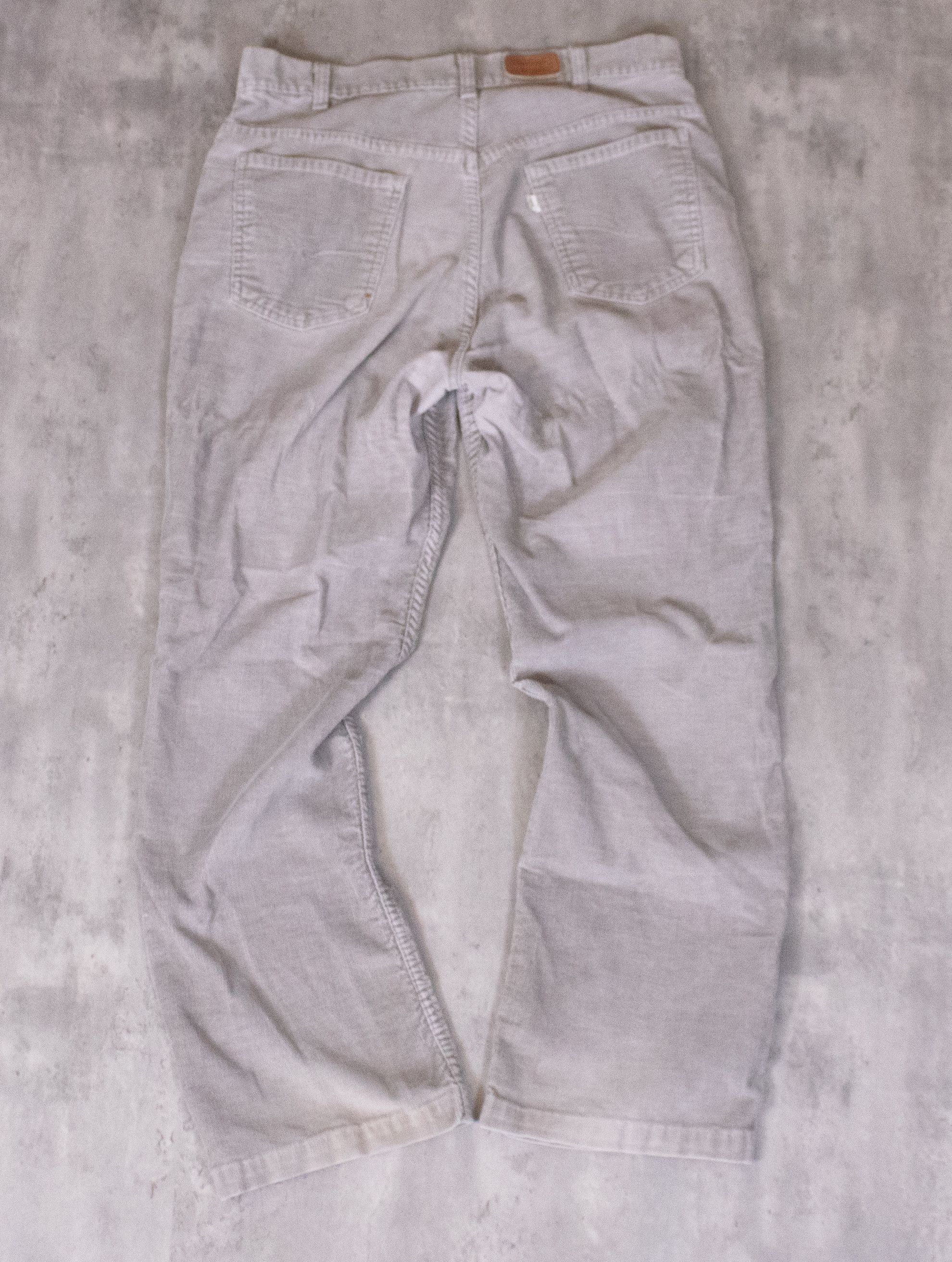 Levi's Vintage Clothing × Vintage Vintage 1990's Levis Baggy Fit Corduroy Grey Pant's Size US 34 / EU 50 - 12 Thumbnail