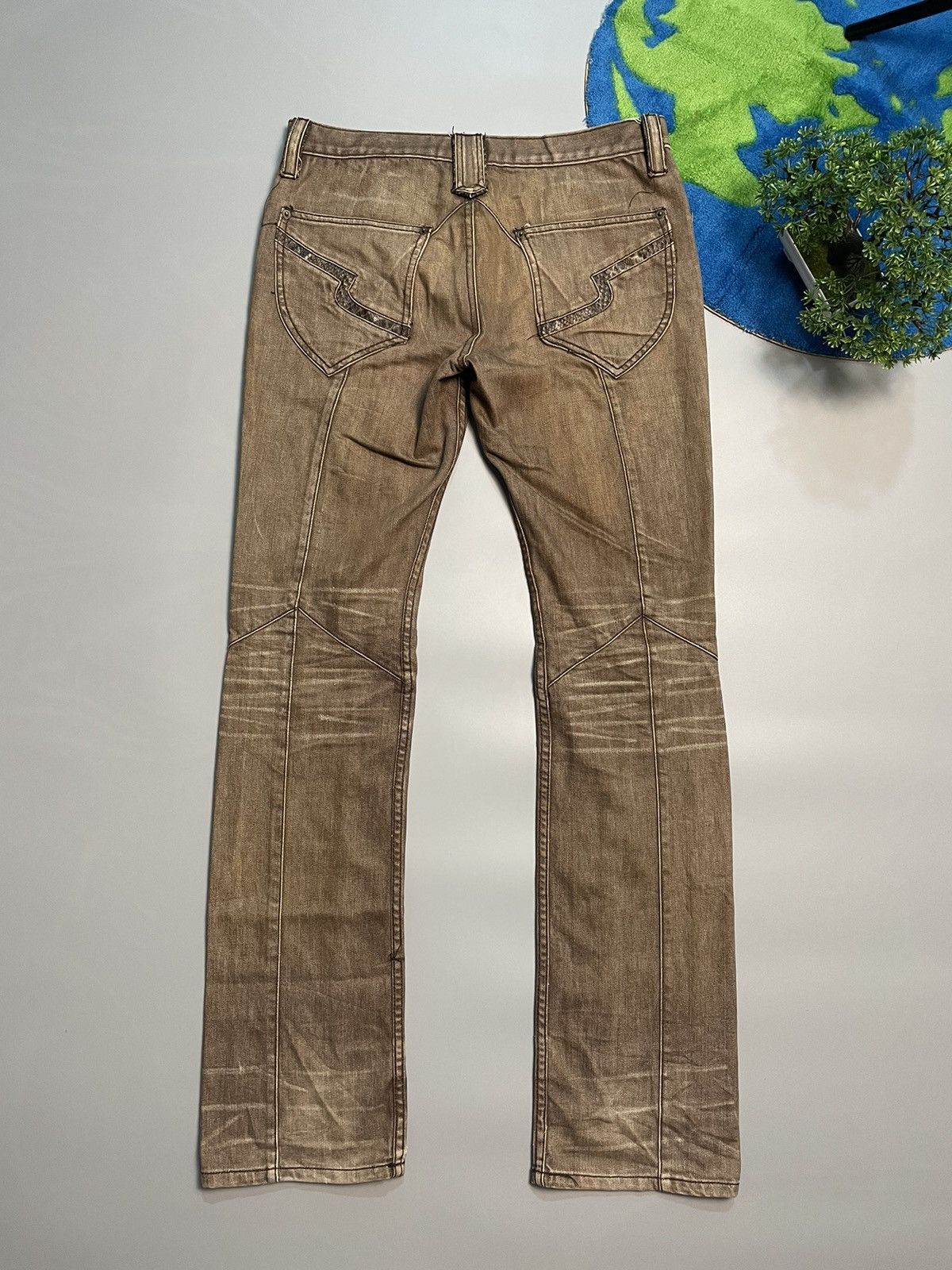 If Six Was Nine Snake Skin Semantic Design Denim Size US 32 / EU 48 - 10 Thumbnail