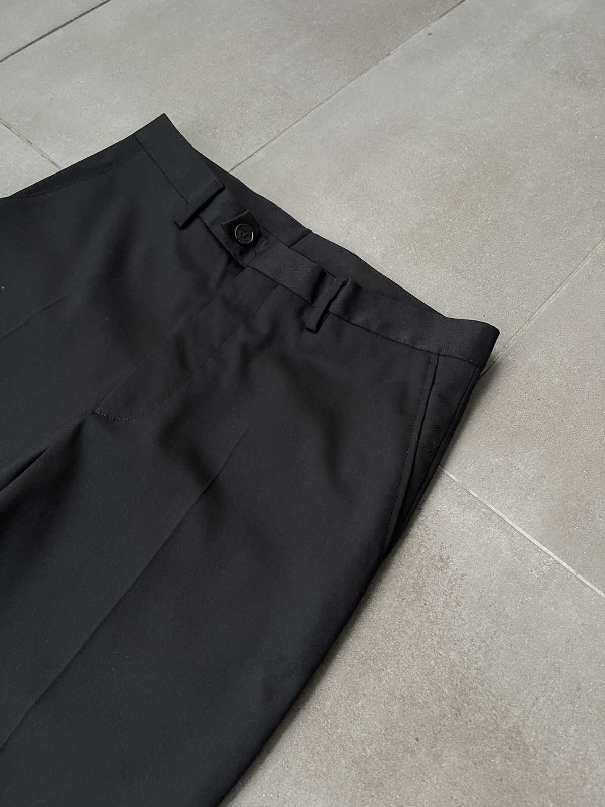 Maison Margiela !DS! SS23 Maison Margiela Reconstructed Black Casual Pants Size US 30 / EU 46 - 15 Thumbnail