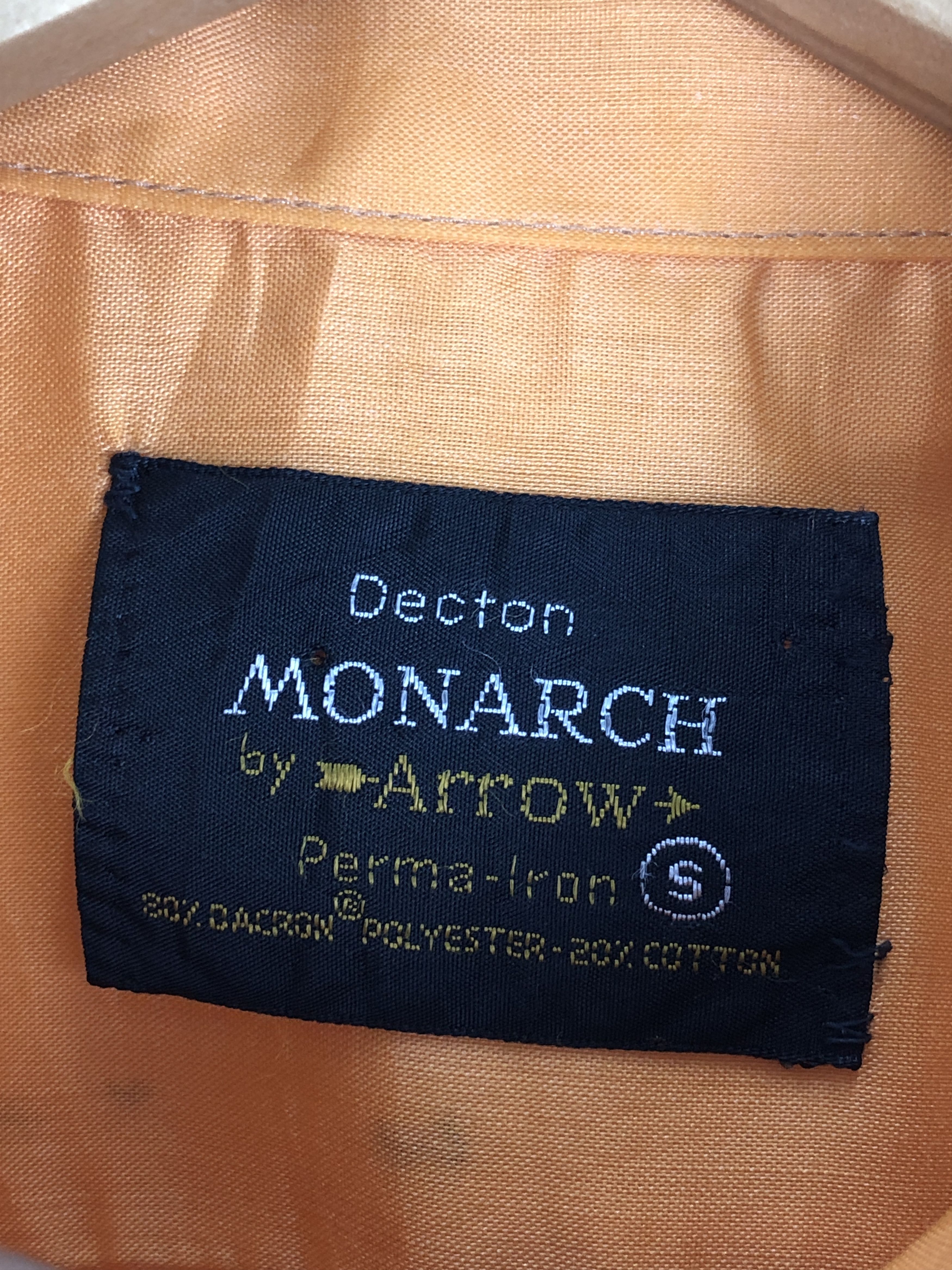 Arrow Vintage Decton Monarch By Arrow Button Up Rayon Shirt TA0453 Size US S / EU 44-46 / 1 - 5 Thumbnail