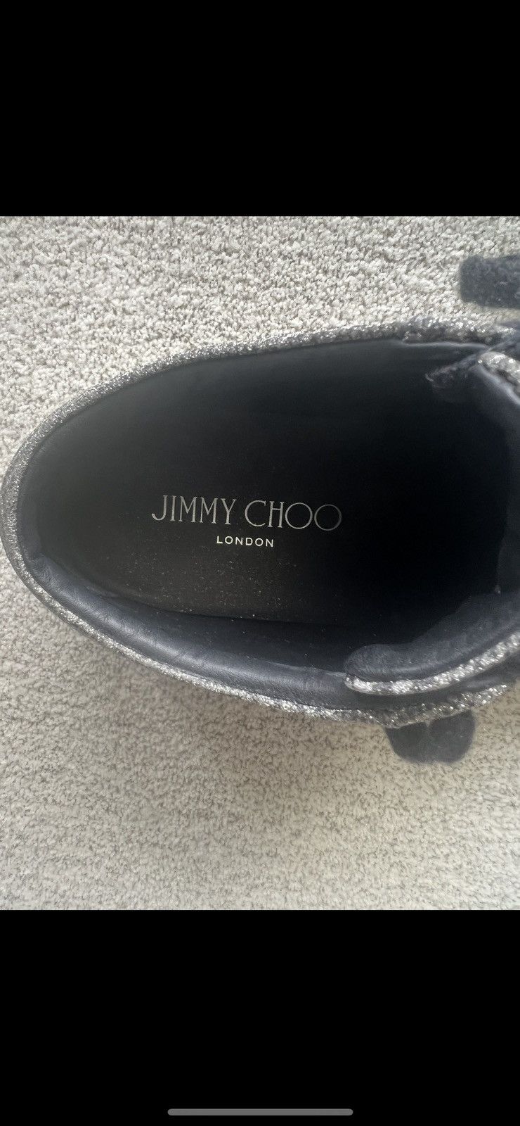 Jimmy Choo Jimmy Choo Glitter Sneakers Woman’s Size 37 1/2 Size US 7.5 / IT 37.5 - 17 Thumbnail