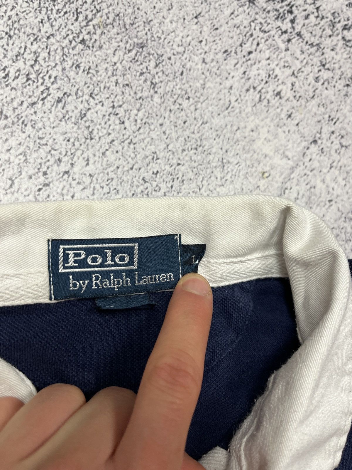 Japanese Brand Vintage 90’s Polo Ralph Lauren Rugby Striped Shirt Y2k Rare Size US L / EU 52-54 / 3 - 7 Thumbnail
