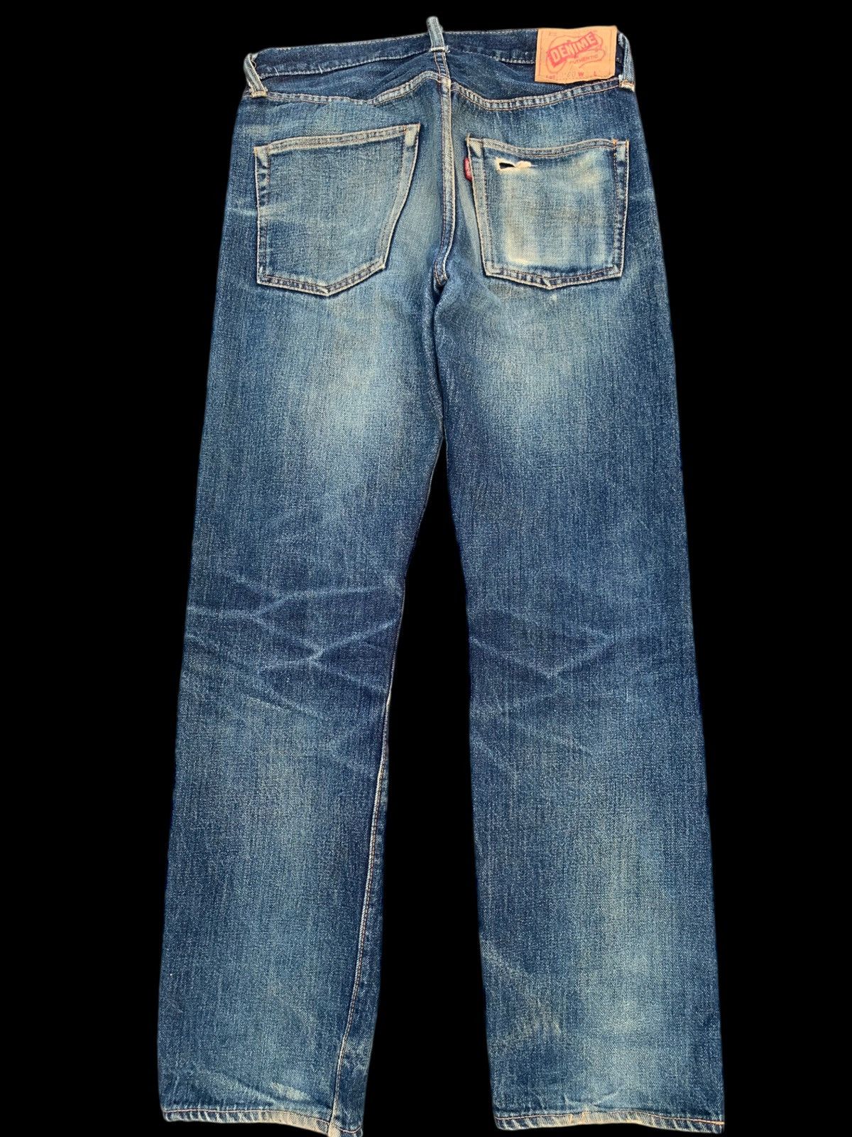 Denime VINTAGE DENIME SELVEDGE RUSTY MUDWASH DISTRESSED DENIM Size US 30 / EU 46 - 2 Thumbnail