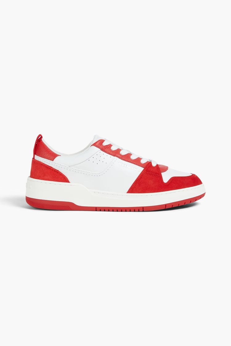 Salvatore Ferragamo o1y0426 Low-Top Sneakers in White/Red Size US 8 / IT 38 - 1 Thumbnail