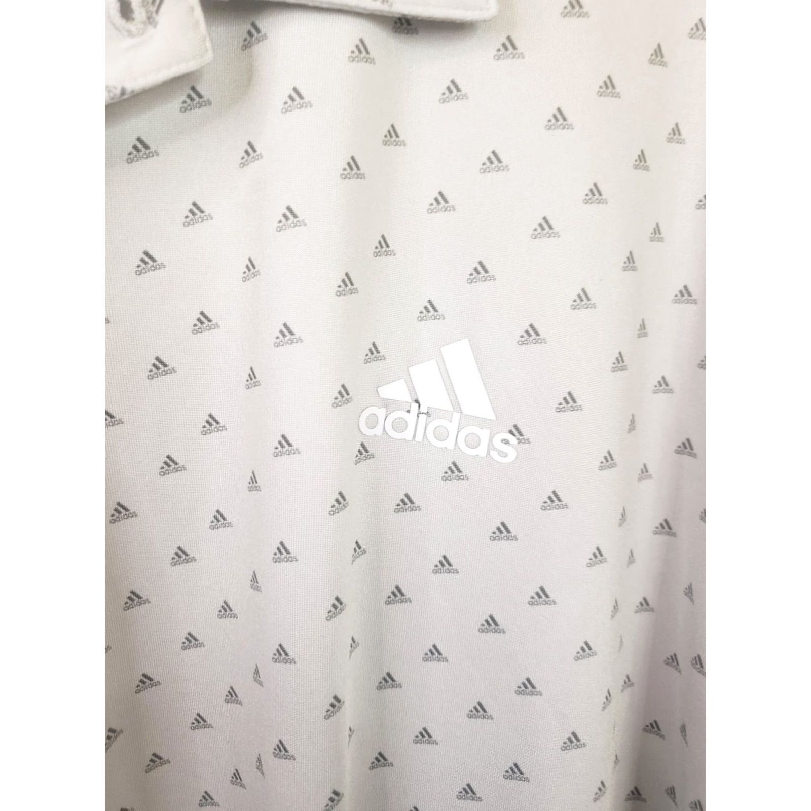Adidas Adidas Golf Polo Shirt Mens 2XL Gray Geometric Performance All Over Print Polo Shirt Mens XXL Gray Geometric Adidas Logo Activewear Polo Mens 2XL Size US XXL / EU 58 / 5 - 4 Thumbnail