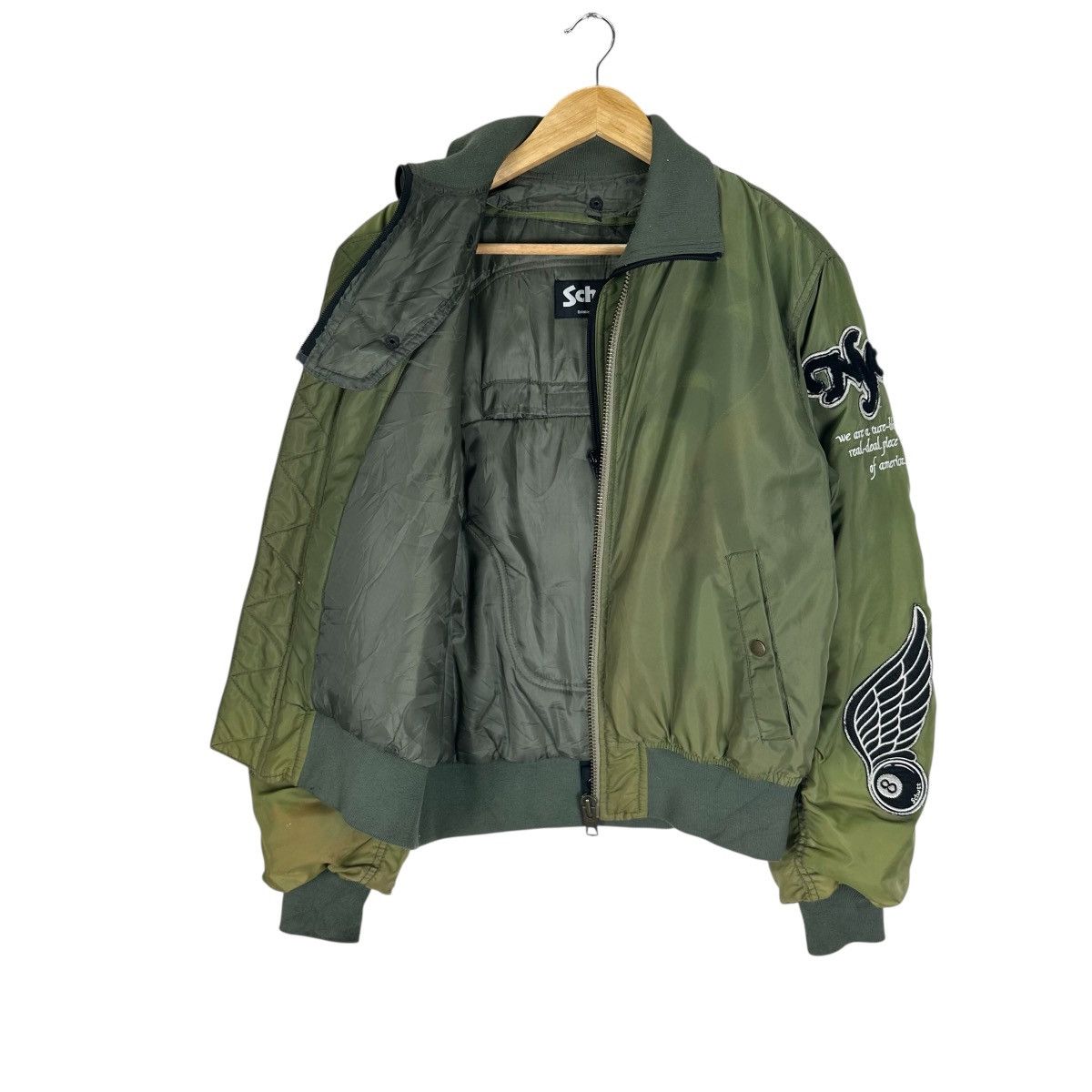 Schott SCHOTT MA1 BOMBER FLYER JACKET Size US M / EU 48-50 / 2 - 8 Thumbnail