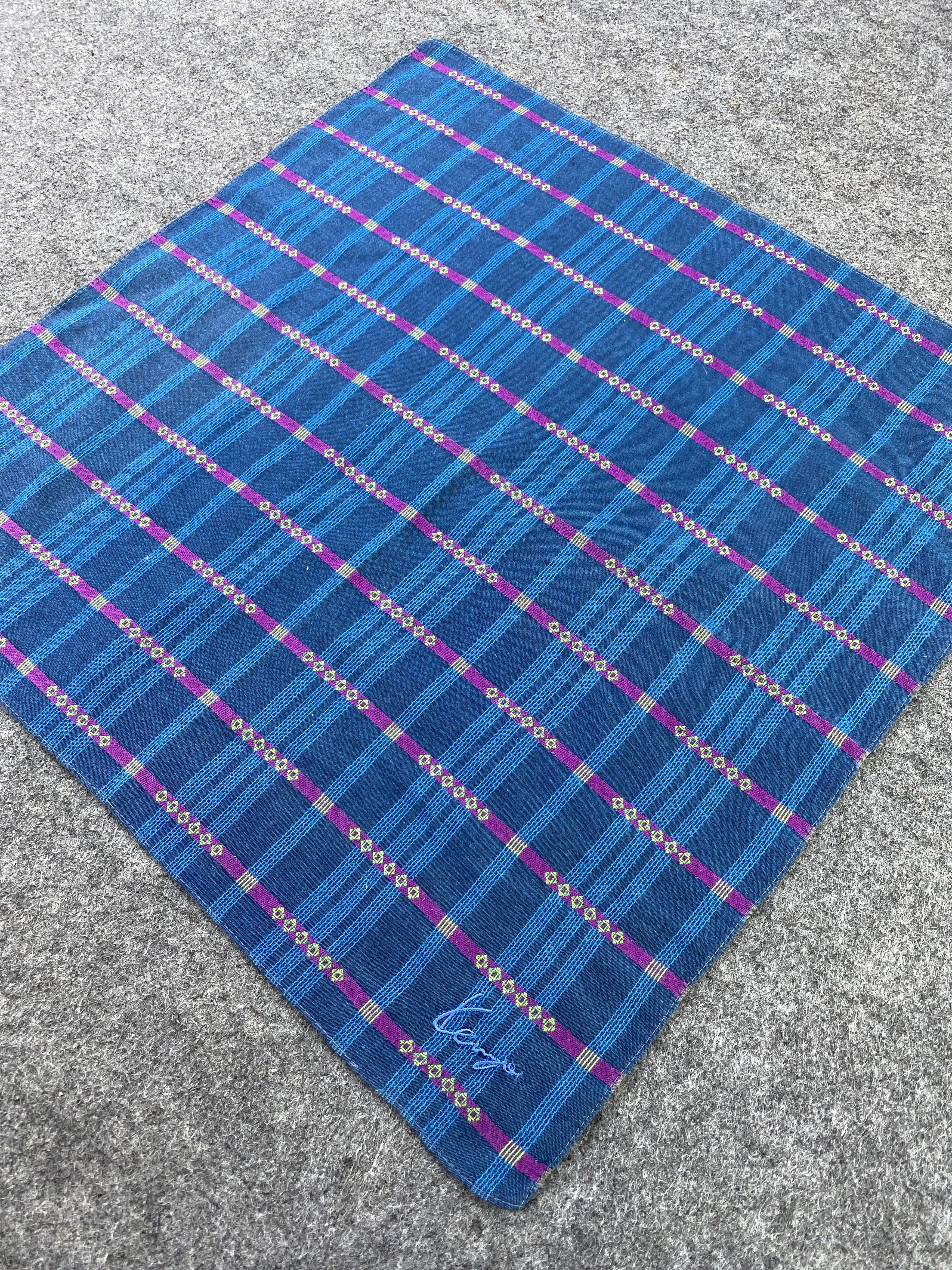Kenzo × Vintage Kenzo Handkerchief / Bandana / Neckerchief / Headscarf-B180 Size ONE SIZE - 4 Thumbnail