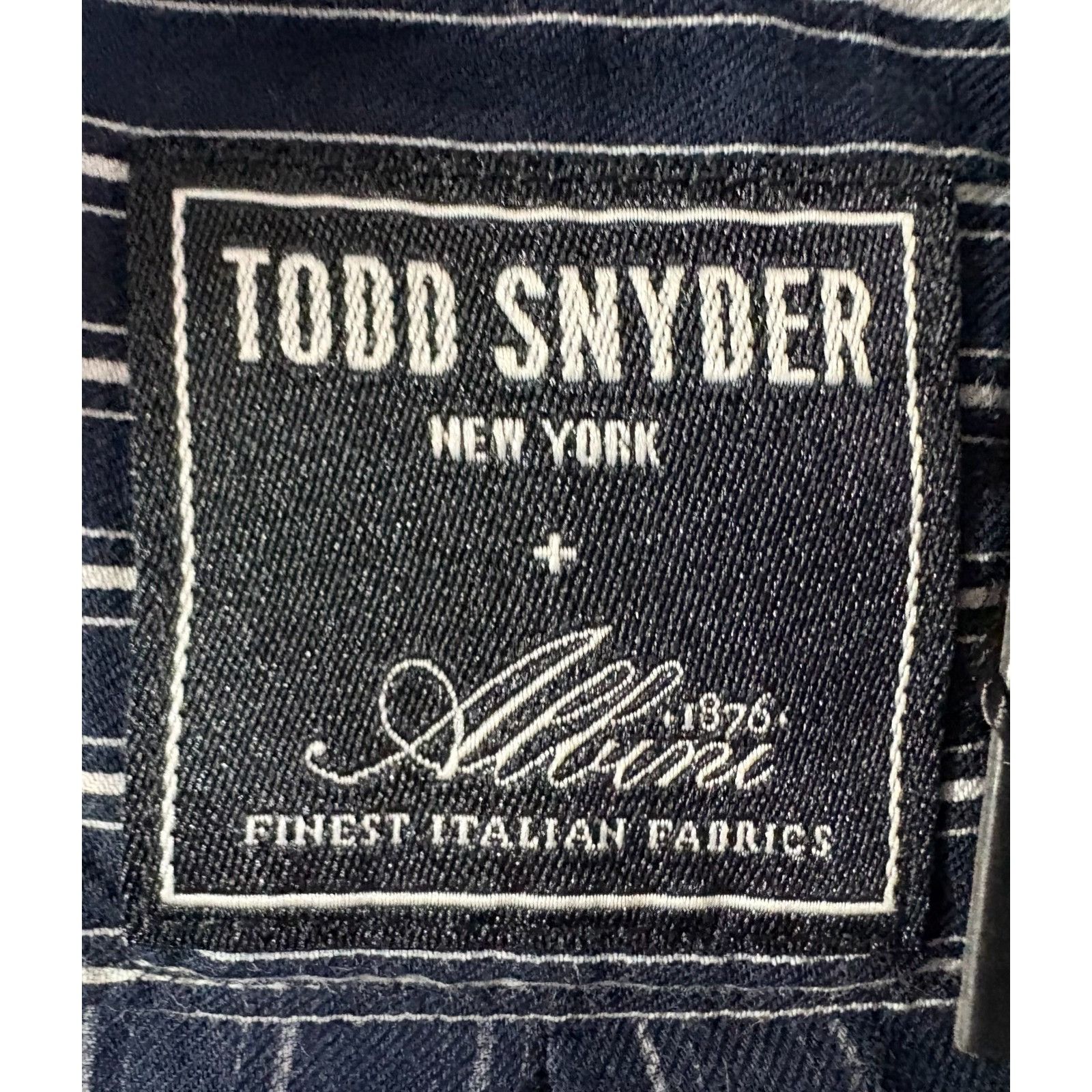 Todd Snyder TODD SNYDER X ALBINI Finest Italian Fabric striped Shirt siz Size US M / EU 48-50 / 2 - 2 Thumbnail