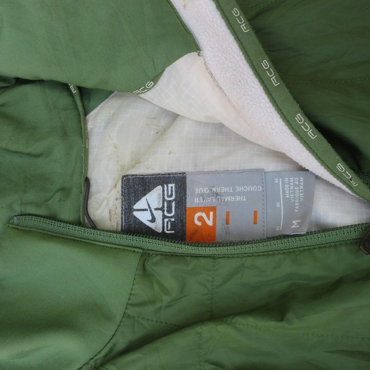 Nike ACG Vintage 2006 Nike Acg Forest Green Thermal Layer Size US S / EU 44-46 / 1 - 2 Thumbnail
