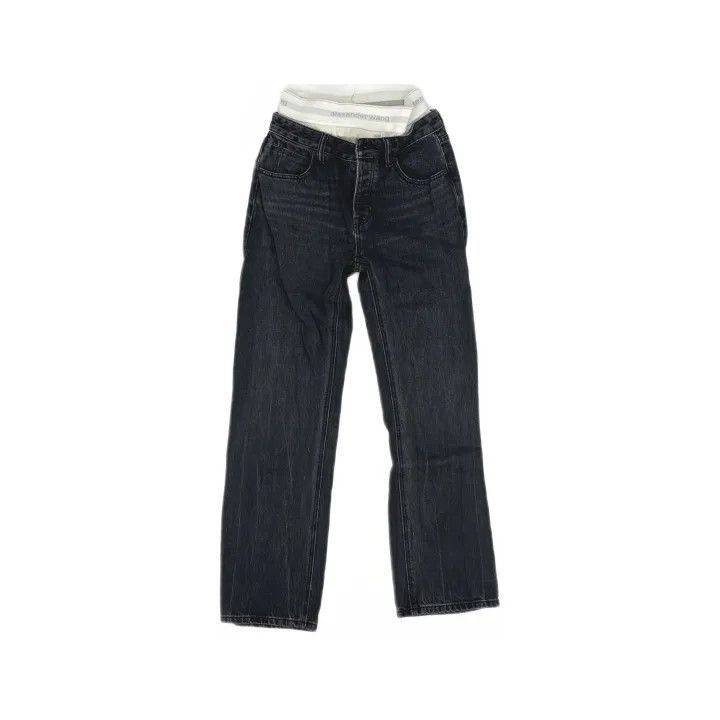 Alexander Wang Alexander Wang Gray Straight-Leg Denim Pants - Size 25" / US 0 / IT 36 - 2 Thumbnail