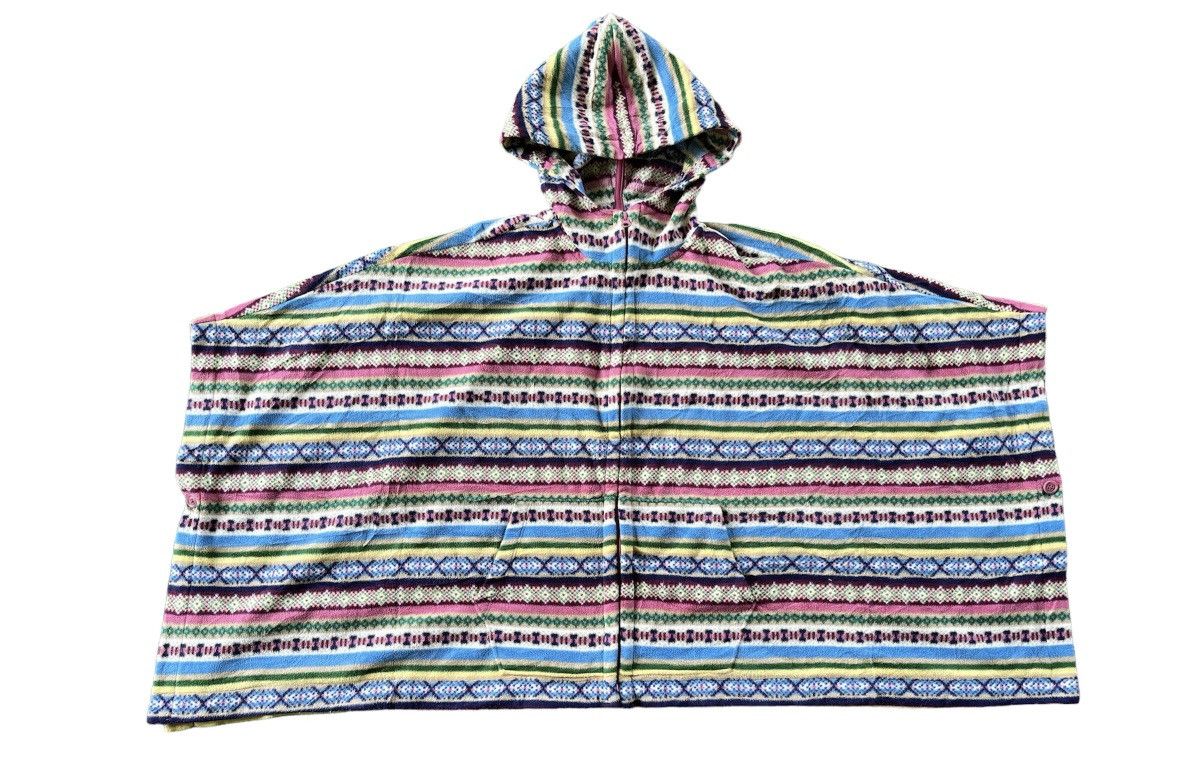 image of Navajo Native Crop Top Hoodie in Mix, Women's