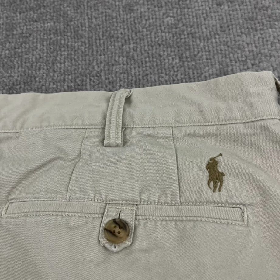 Polo Ralph Lauren Polo Ralph Lauren Pants Mens 38 x 31 Stretch Straight Brown Chino Cotton Twill Vintage No? Size US M / EU 48-50 / 2 - 3 Thumbnail
