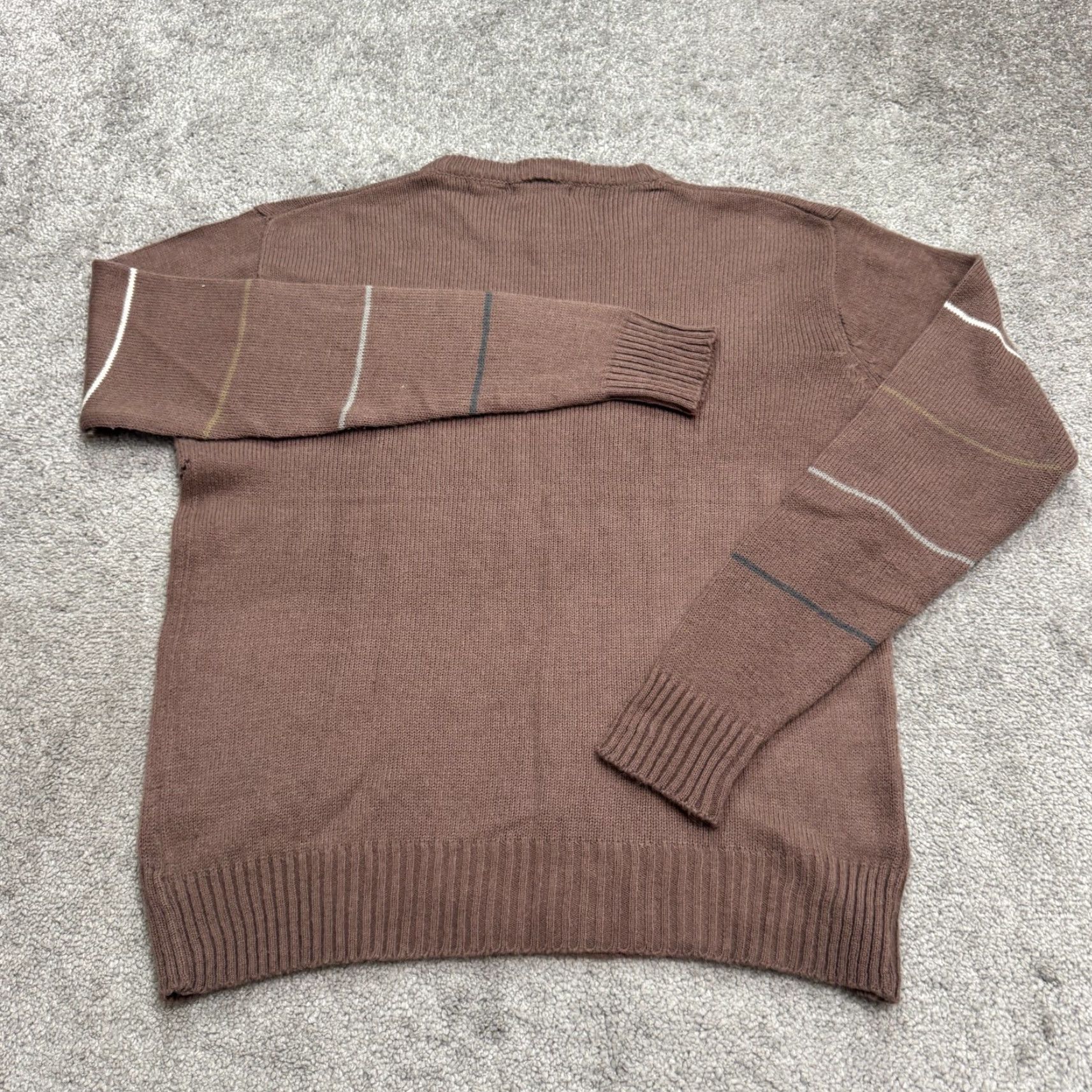 Vintage VINTAGE Michael Gerald Pullover Sweater Shirt Mens L Brown Argyle/Diamond Knit 90s Classic Mens Size US L / EU 52-54 / 3 - 2 Thumbnail