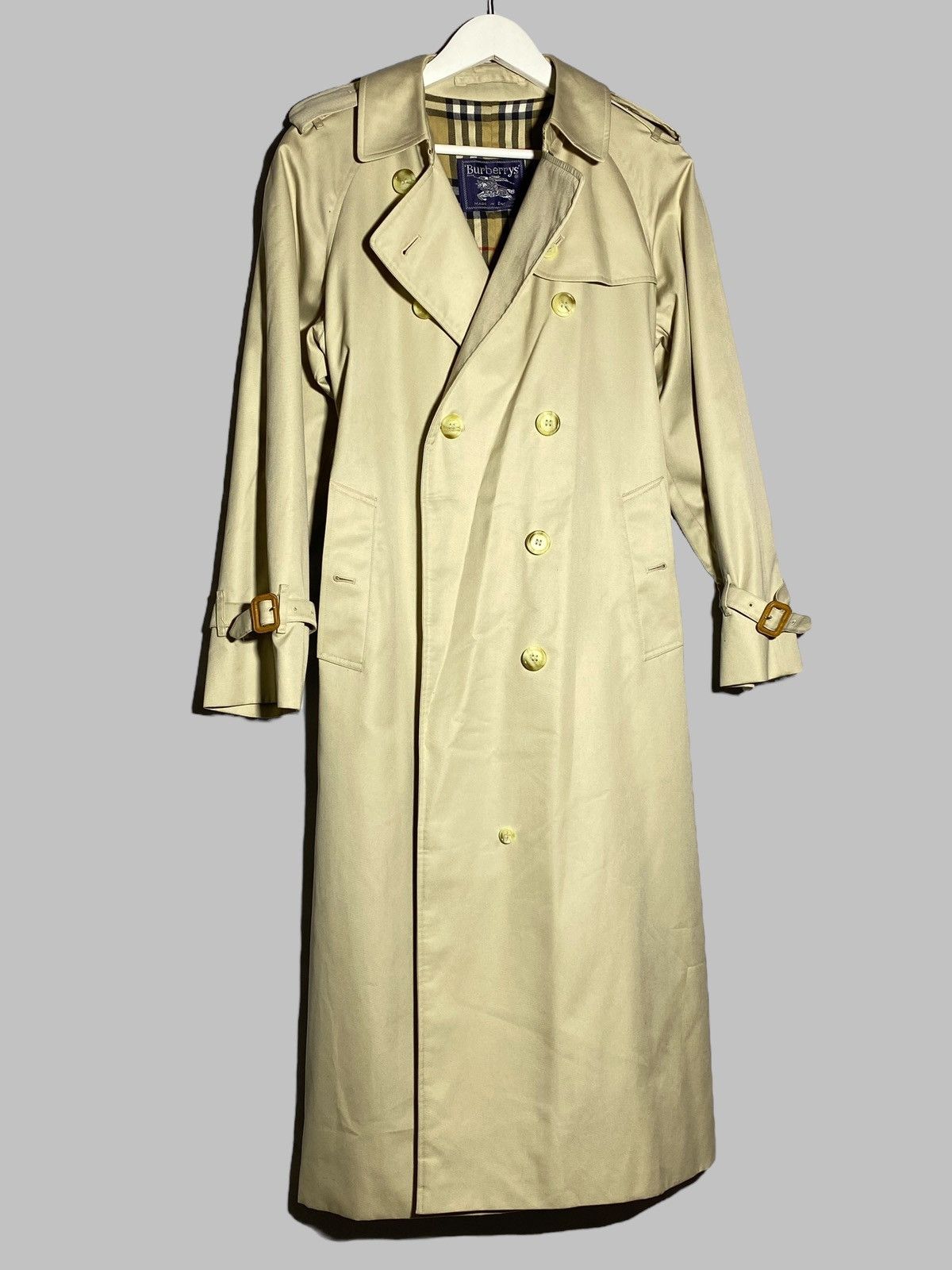 Burberry × Burberry Prorsum Burberrys Double Breasted Nova Check Trench Coat Size US L / EU 52-54 / 3 - 3 Thumbnail