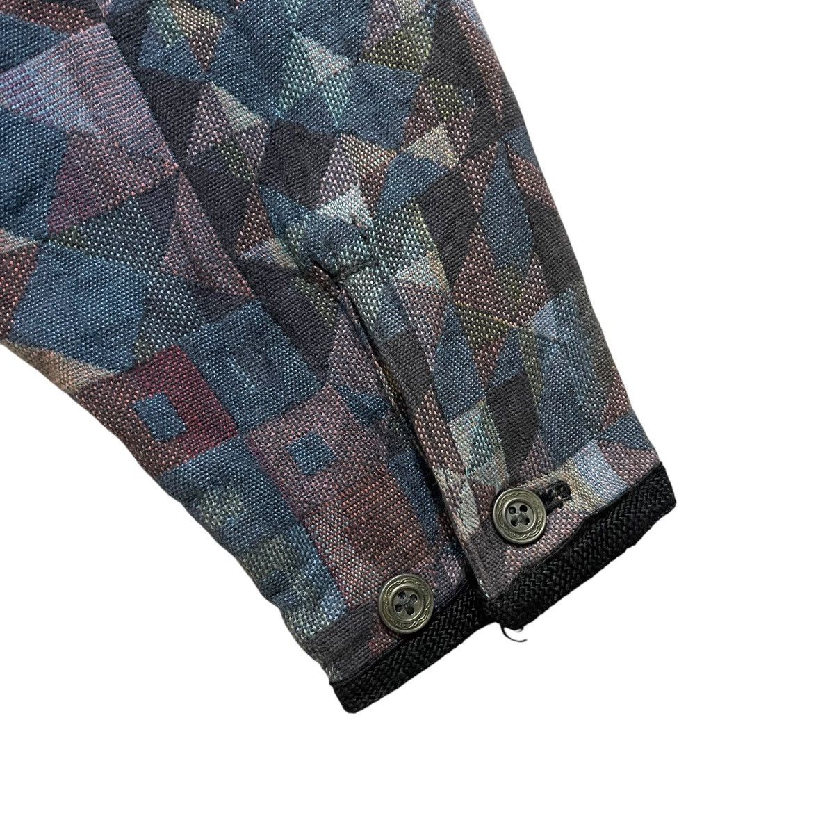 L.L. Bean × Vintage Vintage LL Bean Aztec Design Button Cropped Jacket Size M / US 6-8 / IT 42-44 - 10 Thumbnail