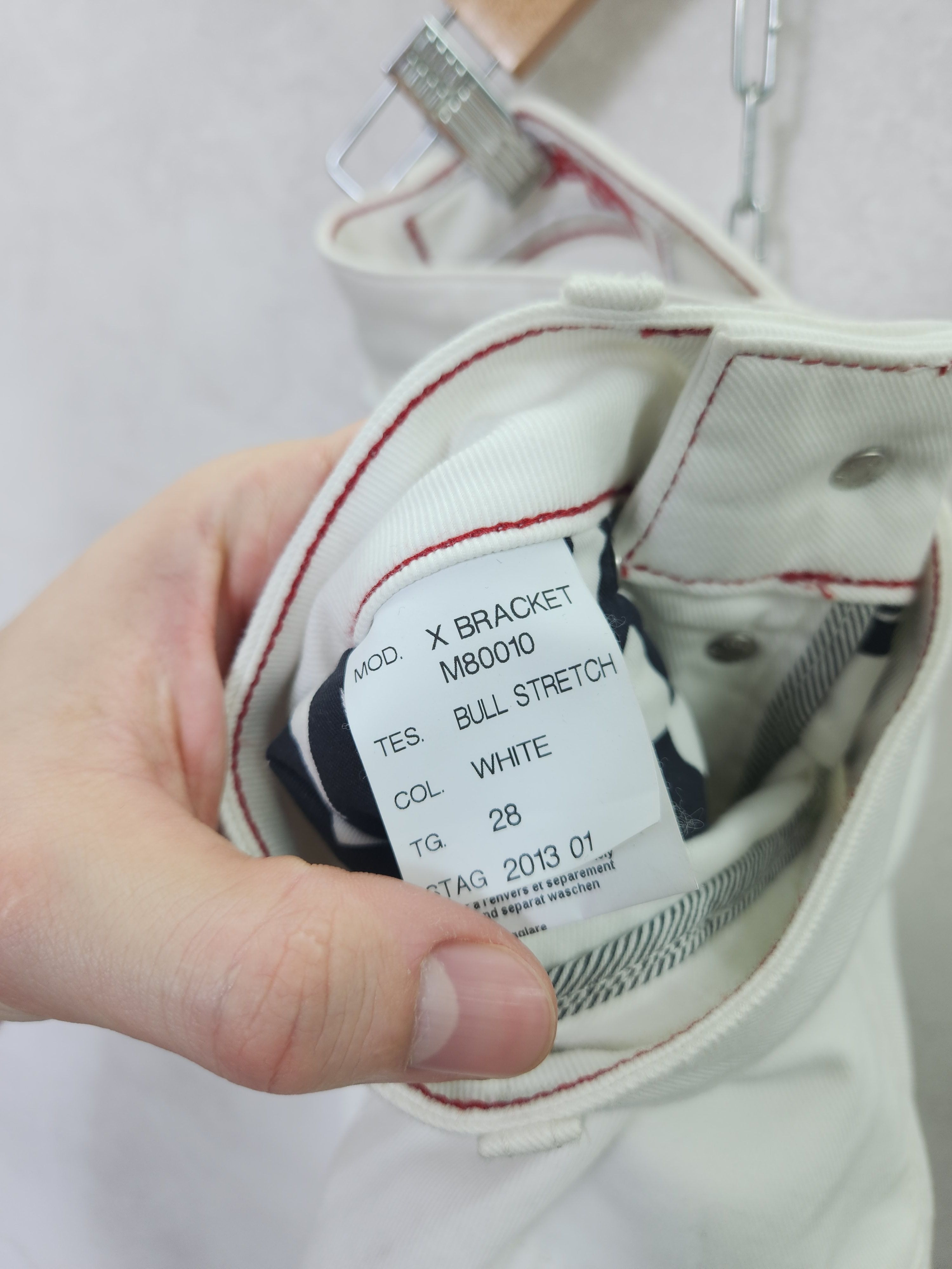 Marithe + Francois Girbaud Marithe francois girbaud x brucket white bull stretch jeans Size 28" / US 6 / IT 42 - 9 Thumbnail