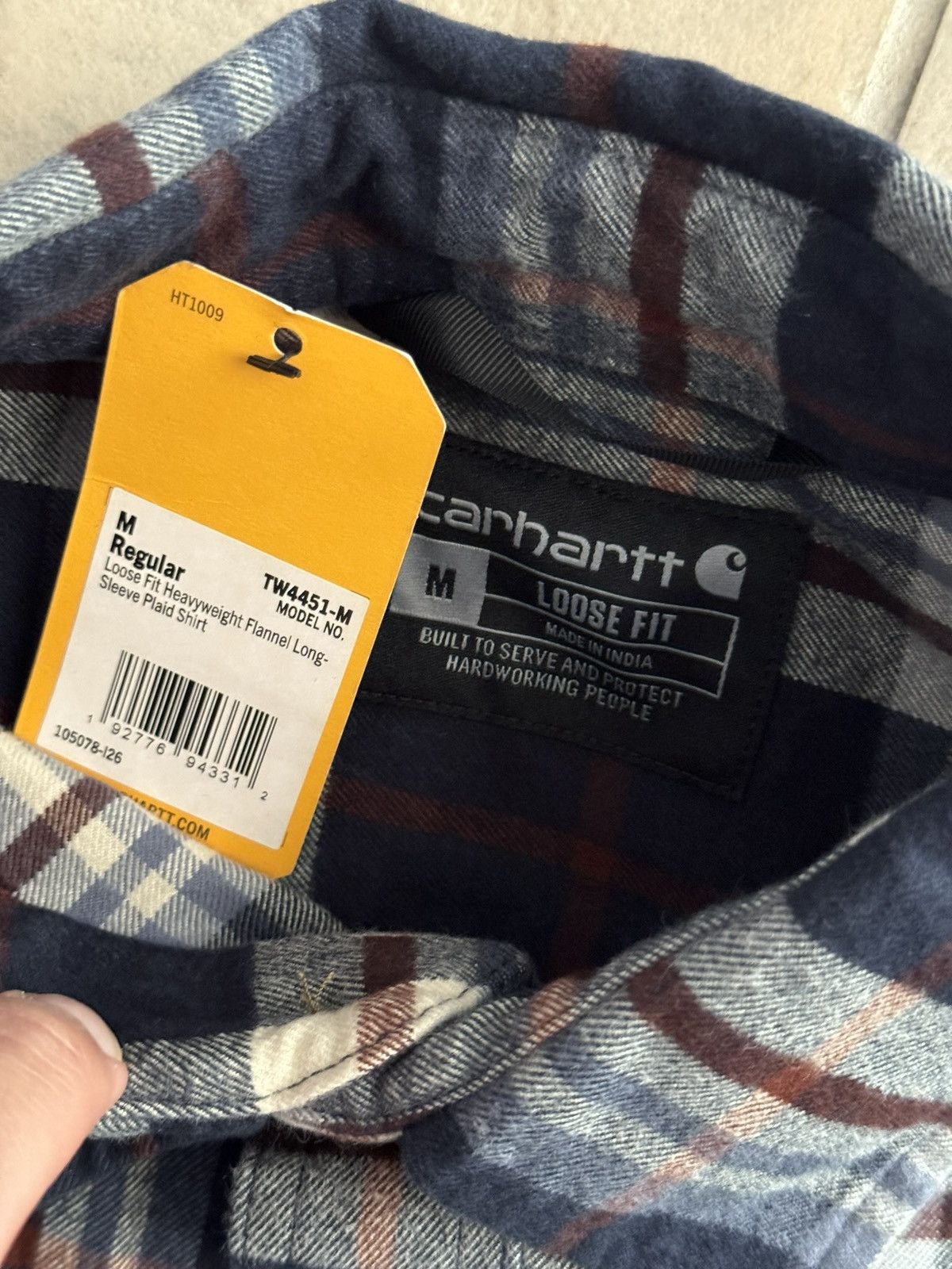 Carhartt Carhartt Flannel Button Up NWT Size US M / EU 48-50 / 2 - 6 Thumbnail