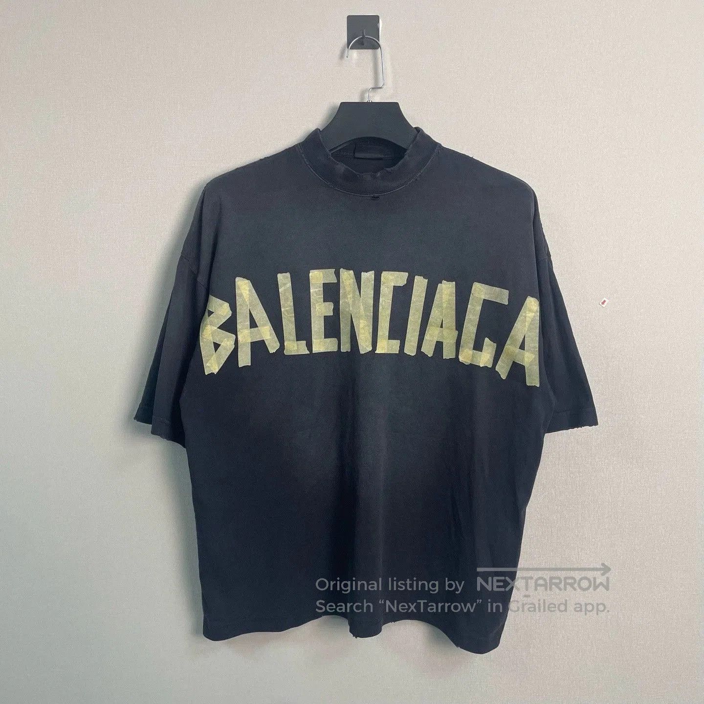 Balenciaga balenciaga washed logo short sleeve t. Size US L / EU 52-54 / 3 - 1 Thumbnail