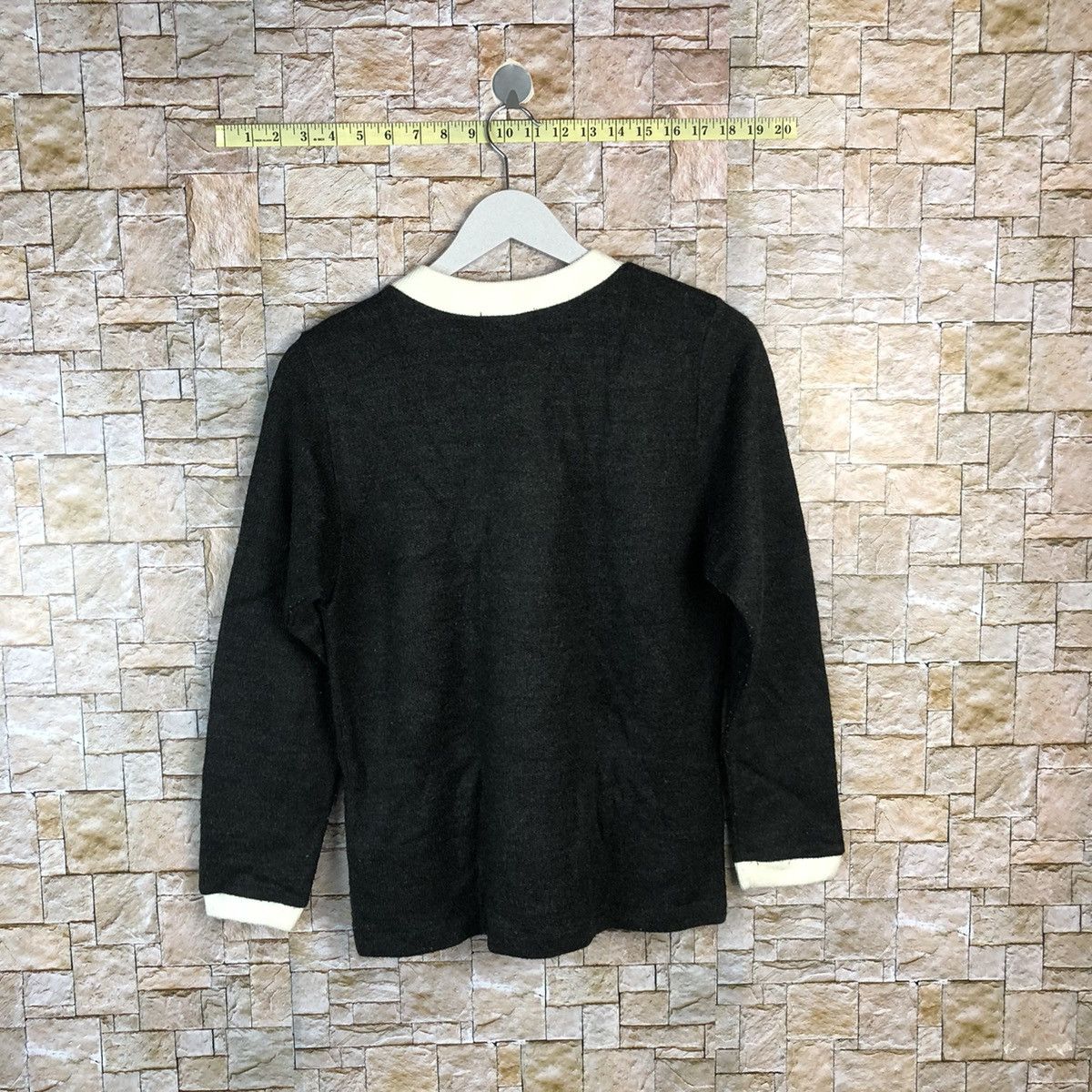 Homespun Knitwear × Japanese Brand The Blue Black japan Cardigan #A868 Size S / US 4 / IT 40 - 13 Thumbnail