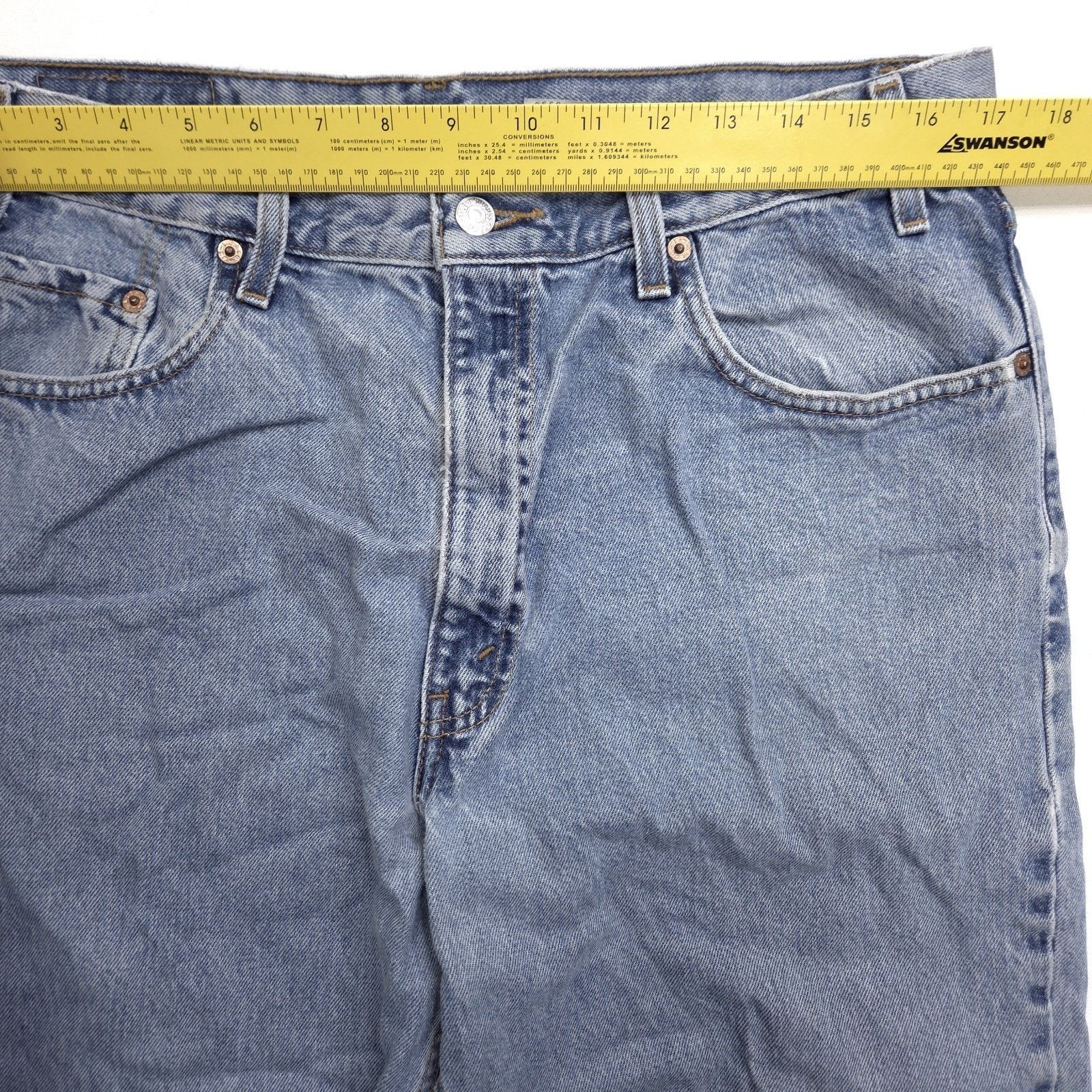 Levi's Vintage Levis 550 Relaxed Fit Jeans Mens 36x30 Blue Baggy Size US 36 / EU 52 - 5 Thumbnail
