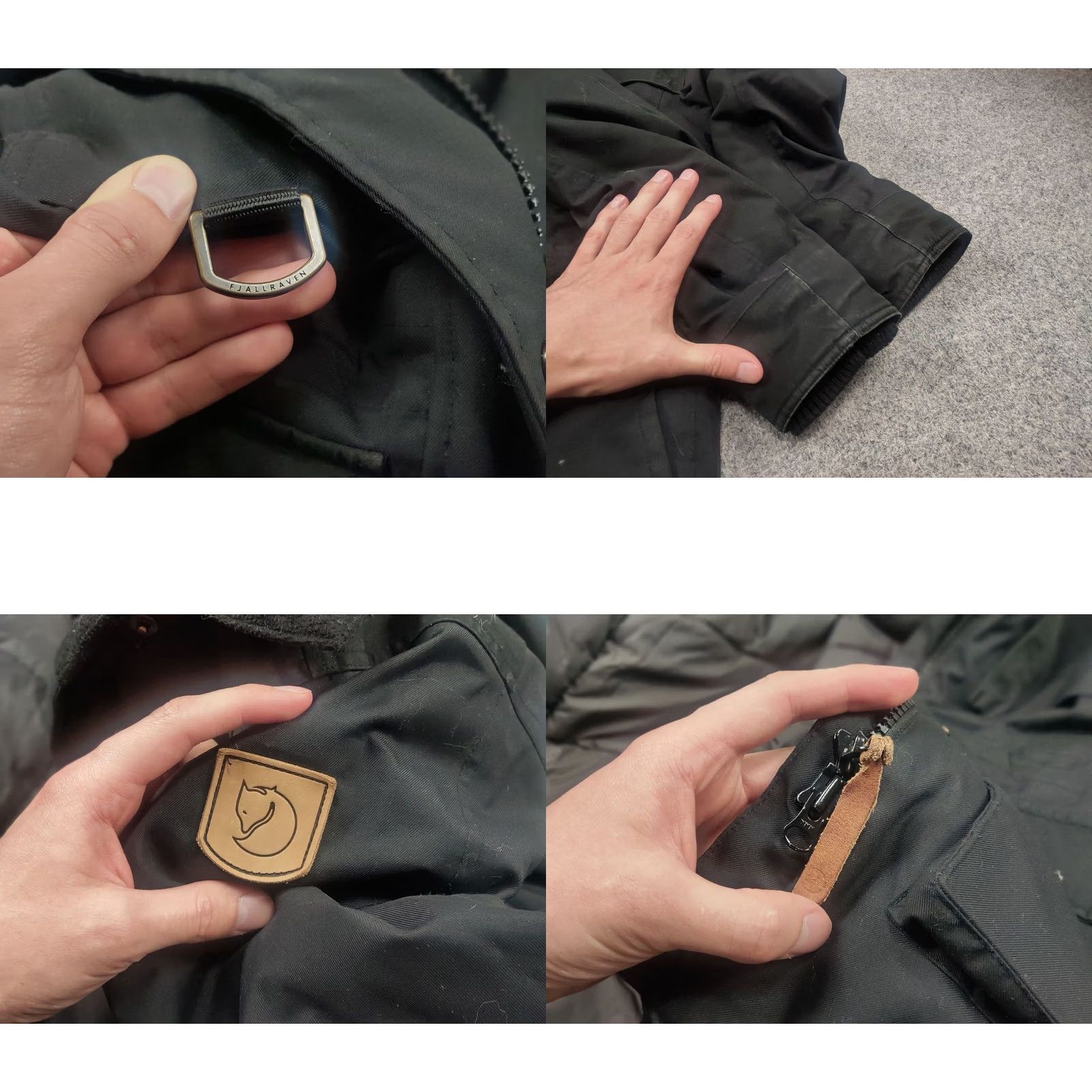 Vintage Fjällräven Polar Guide Black Canvas G 1000 Hydratic Womens Padded Parka Jacket Size S / US 4 / IT 40 - 10 Thumbnail