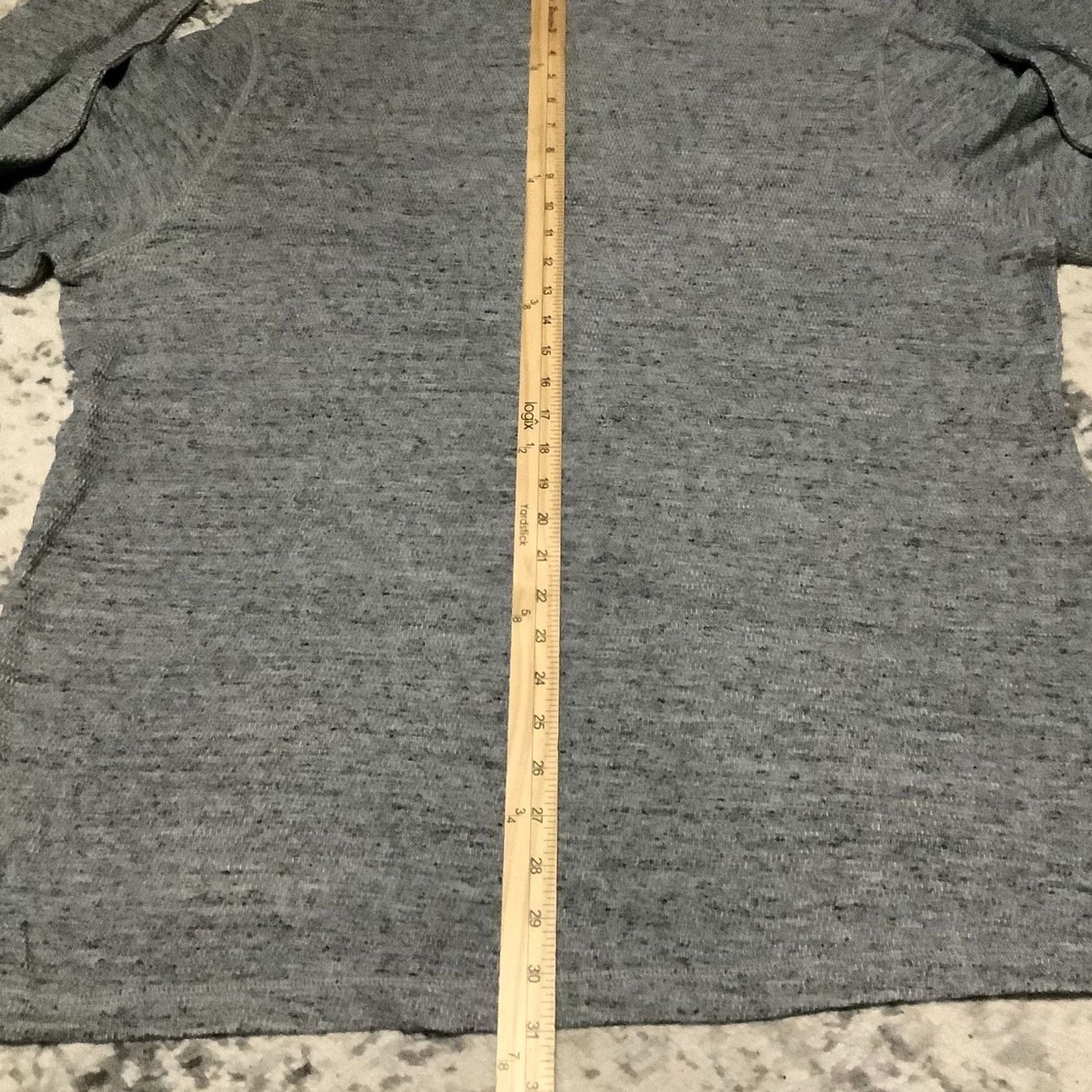 Vintage Alesbury Henley Shirt Thermal Knit 2XLT Gray Long Sleeve 3 Button Big & Tall Mens Size US XXL / EU 58 / 5 - 4 Thumbnail
