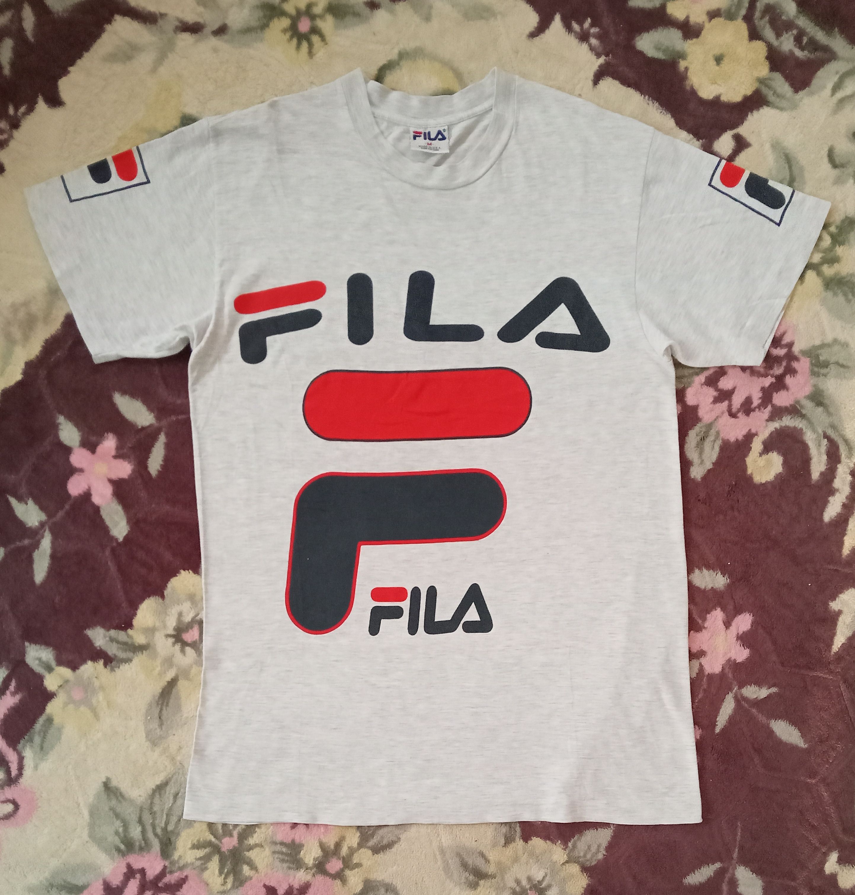 Fila Vintage 90s Fila Big Logo T Shirt Size US M / EU 48-50 / 2 - 1 Thumbnail