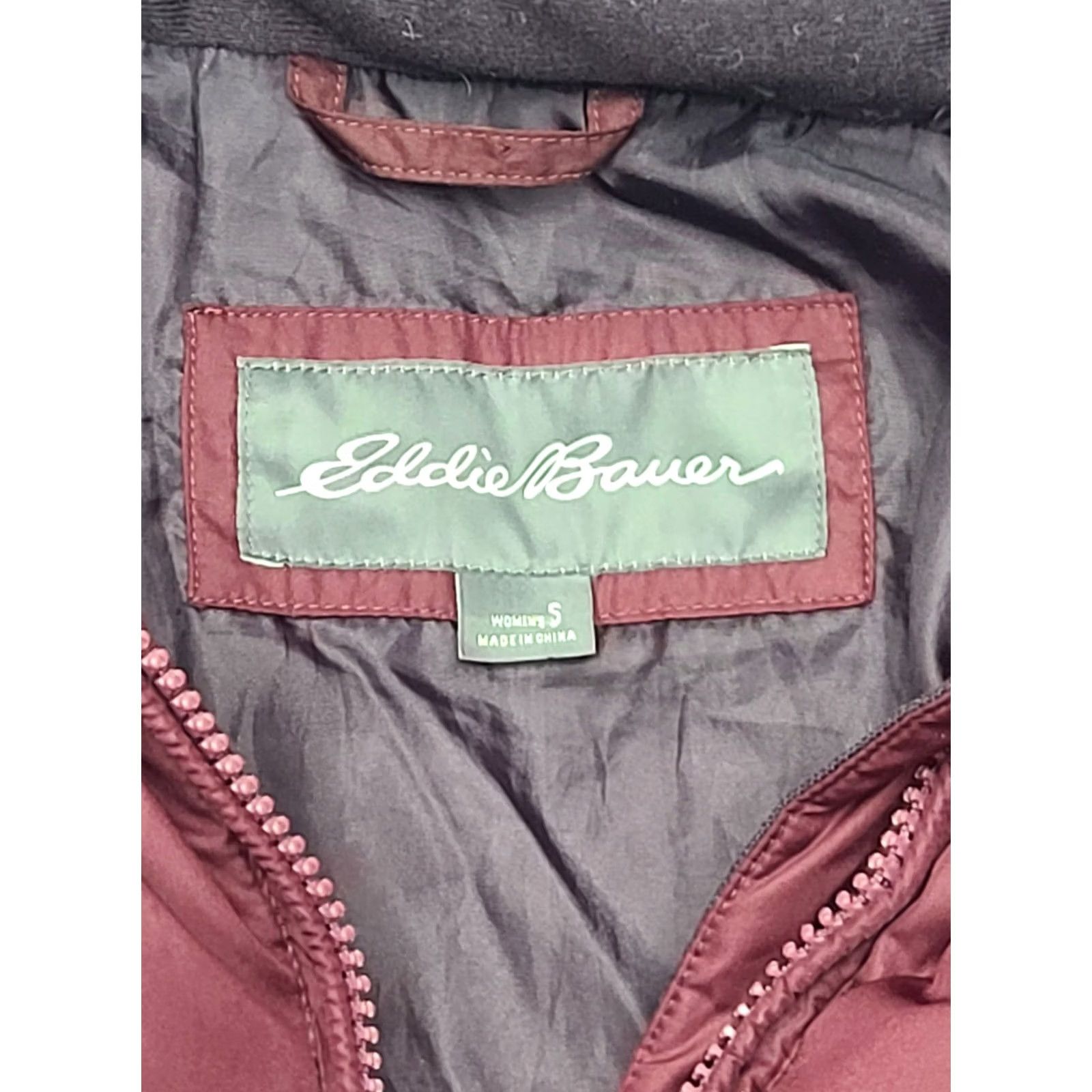 Eddie Bauer Eddie Bauer Sun Valley Down Parka Jacket Women S Burgundy 650 Fill Puffer Long Size S / US 4 / IT 40 - 3 Thumbnail