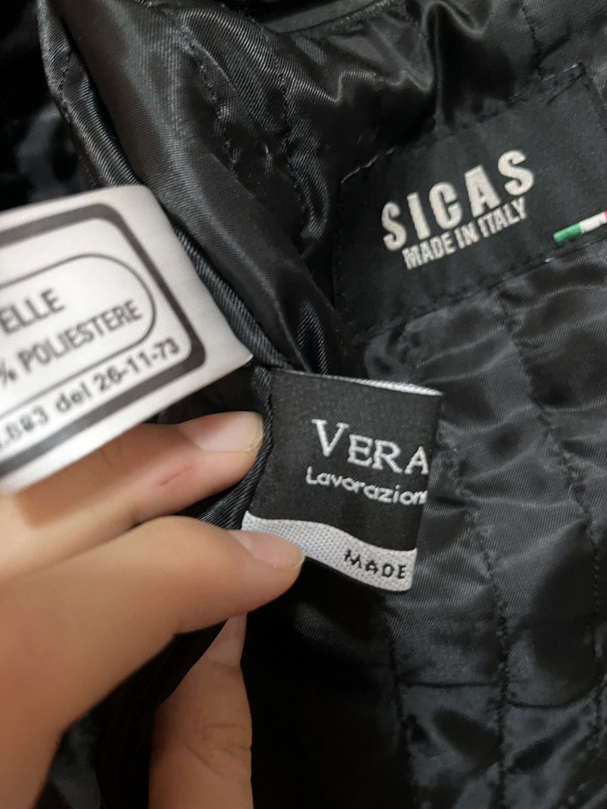 Vera Pelle Vera Pelle Vintage Leather Jacket Size US L / EU 52-54 / 3 - 12 Thumbnail