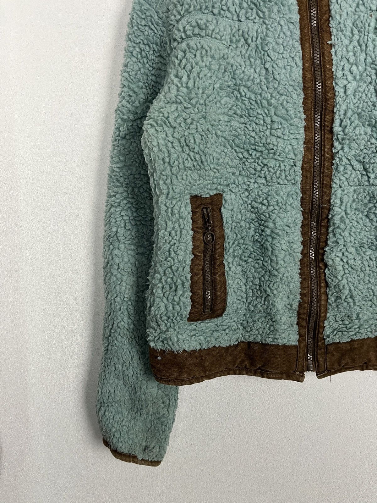 KAVU × Vintage Vintage Kavu Ice Blue Deep Pile Fleece Size XS / US 0-2 / IT 36-38 - 4 Thumbnail