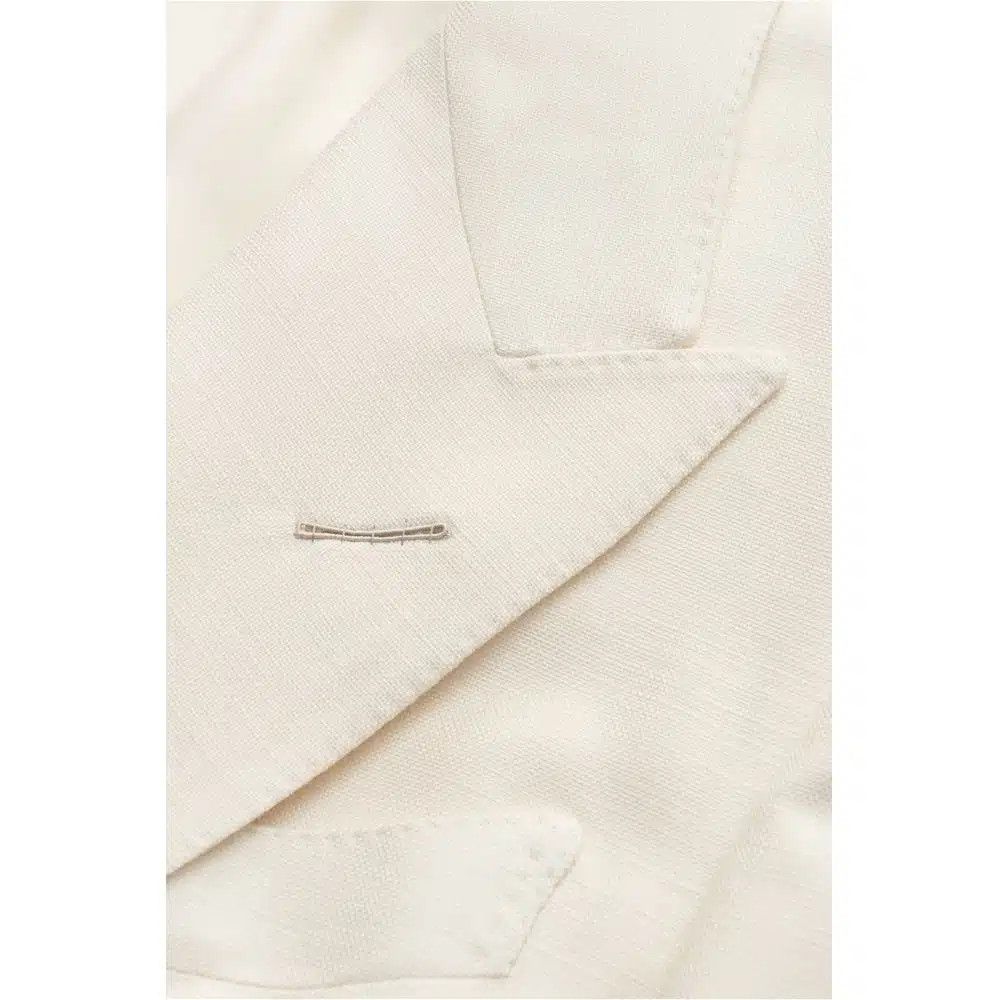 Tom Ford o1loc1c0226 JHEP01 Pure Silk Shelton Jacket in White Size US L / EU 52-54 / 3 - 3 Thumbnail